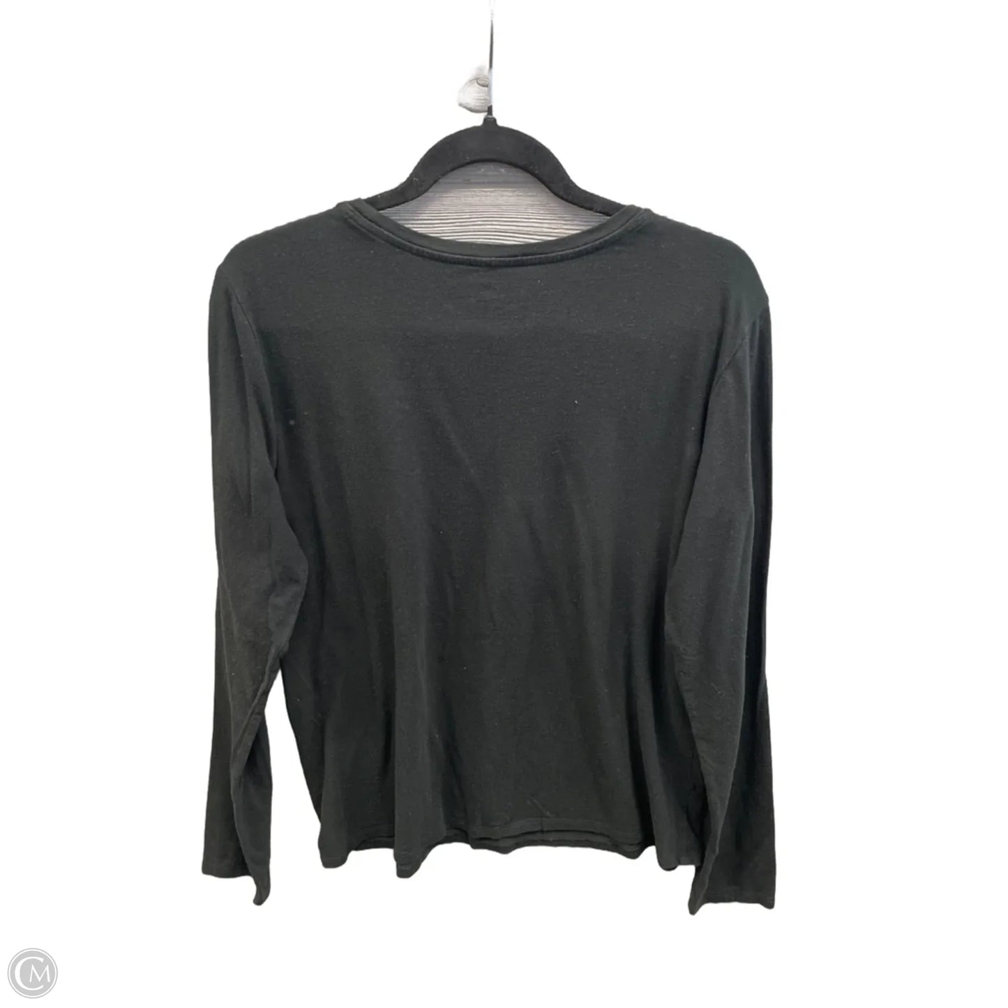 Top Long Sleeve Basic By Banana Republic In Black, Size: Xl