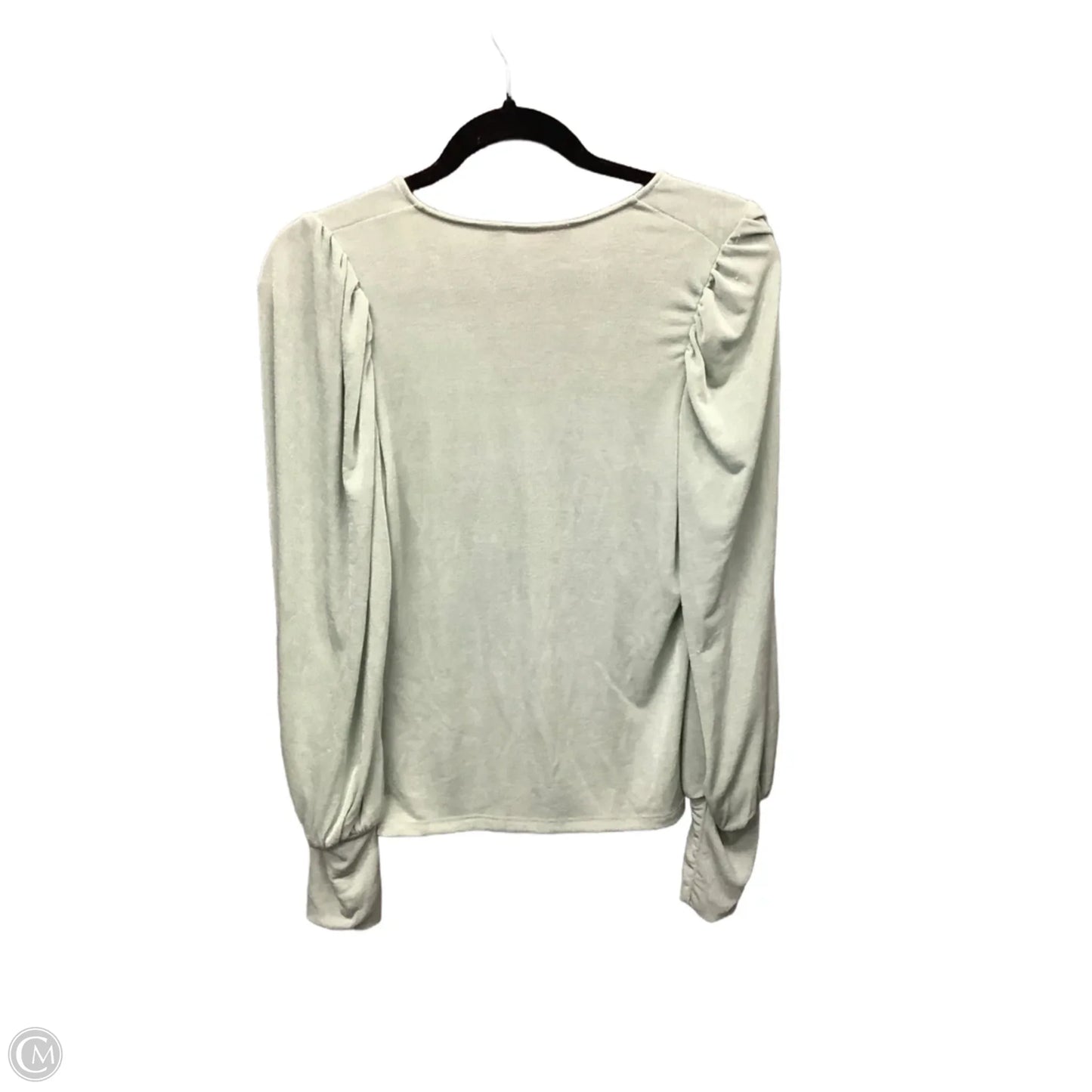 Blouse Long Sleeve By Willow & Root In Green, Size: M
