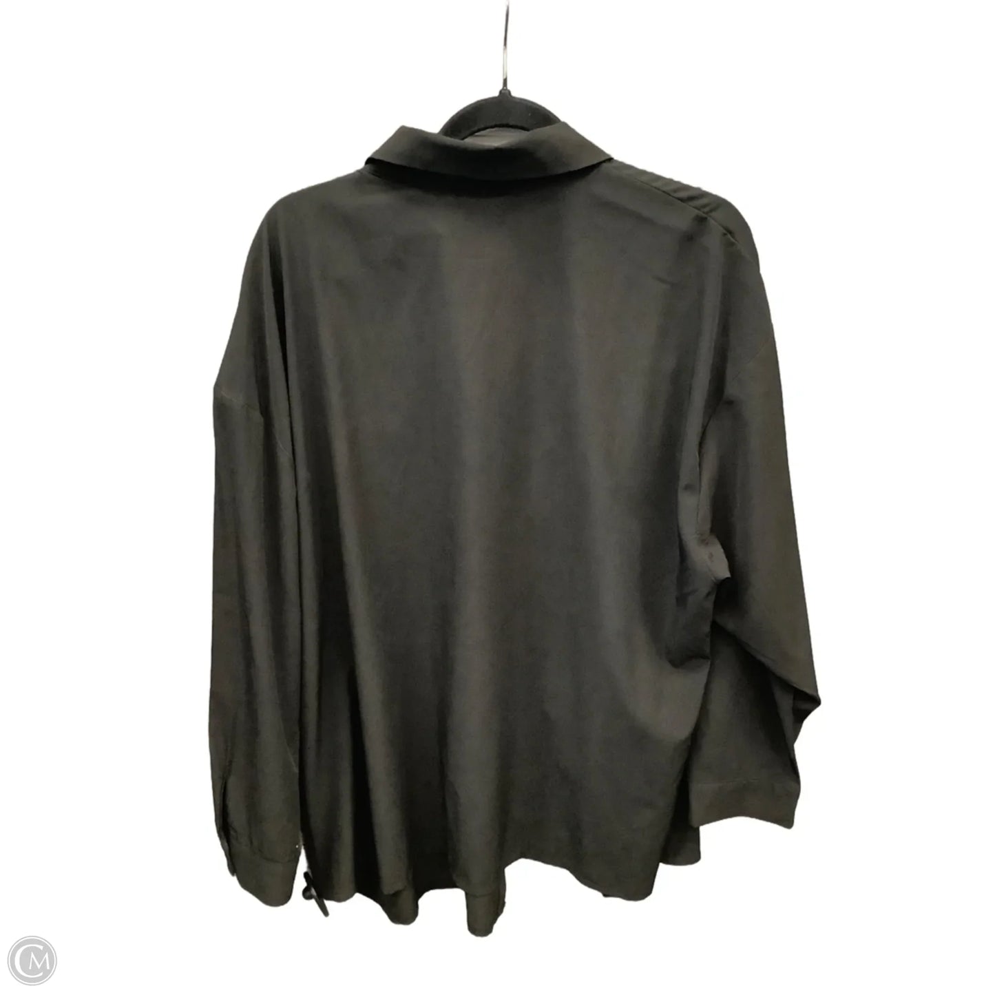 Blouse Long Sleeve By Ambiance Apparel In Black, Size: 3x