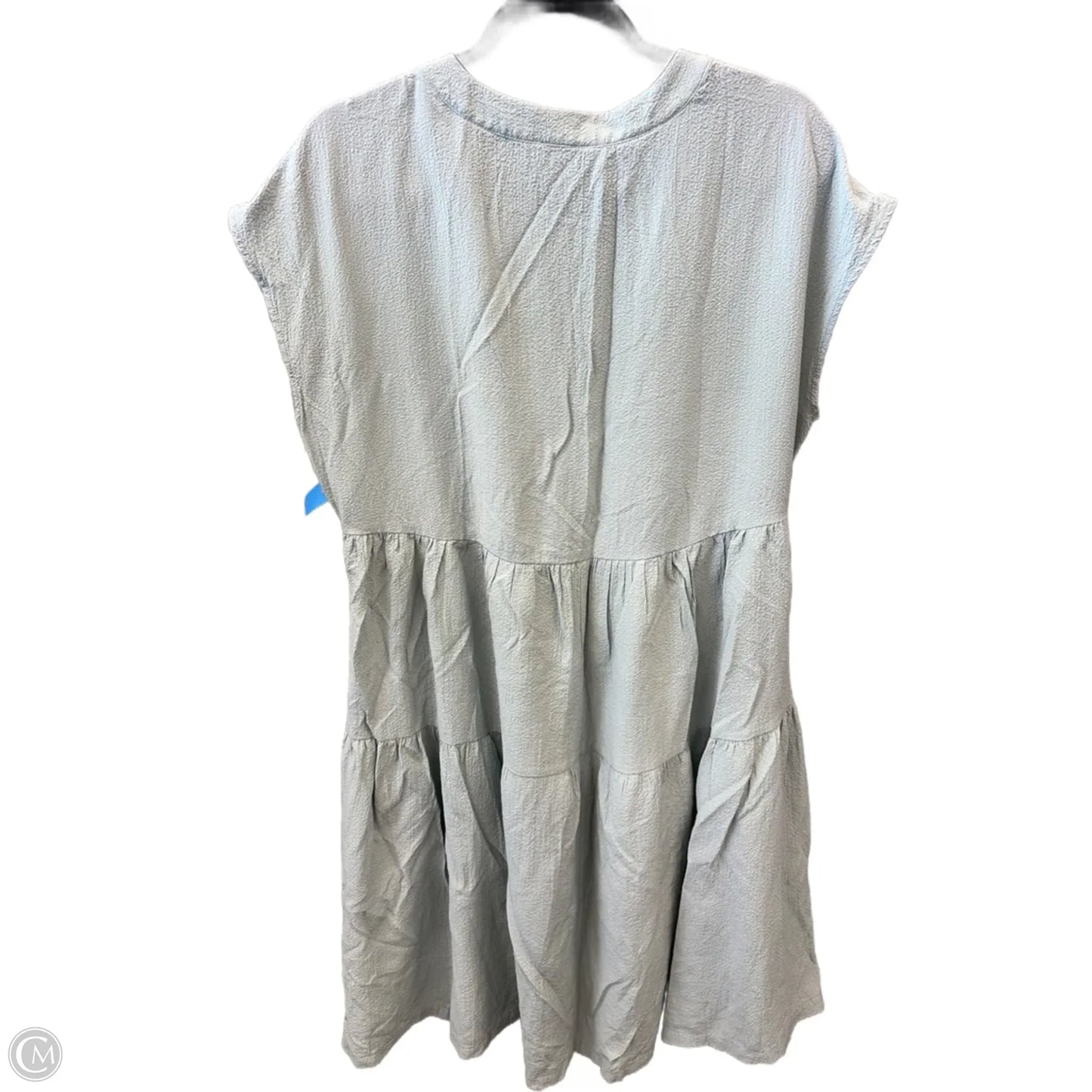 Dress Casual Midi By Calvin Klein In Green, Size: M