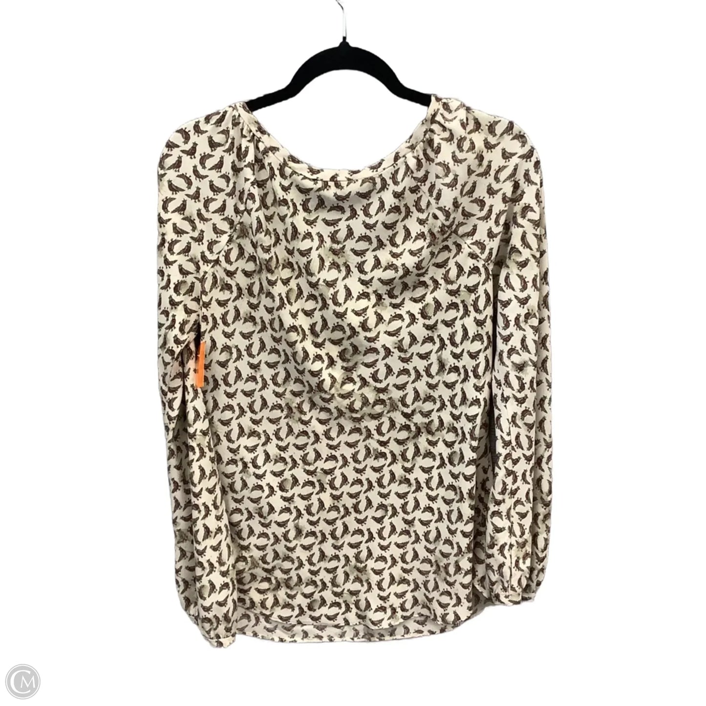 Top Long Sleeve By Rachel Roy In Cream, Size: L