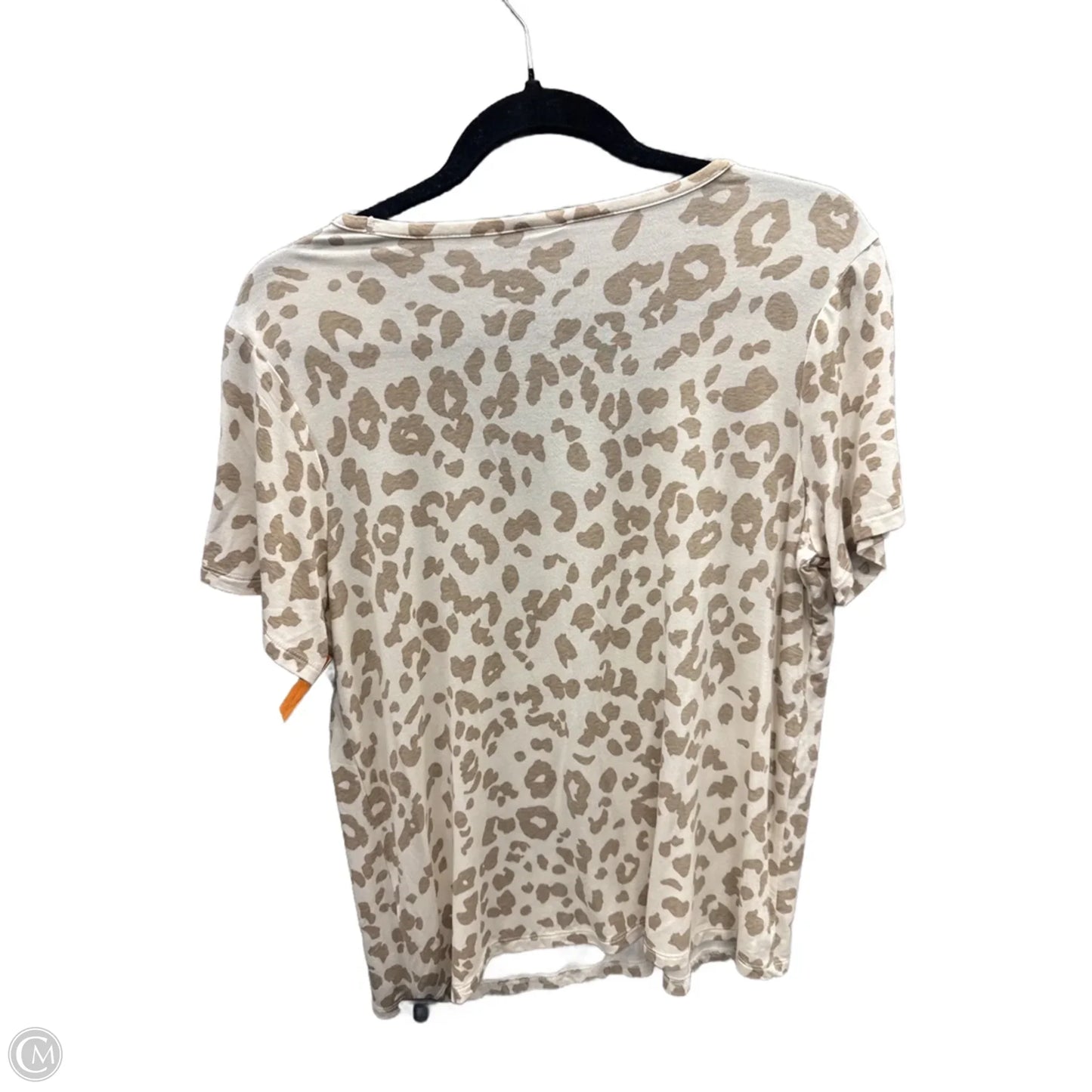 Top Short Sleeve By Old Navy In Animal Print, Size: M