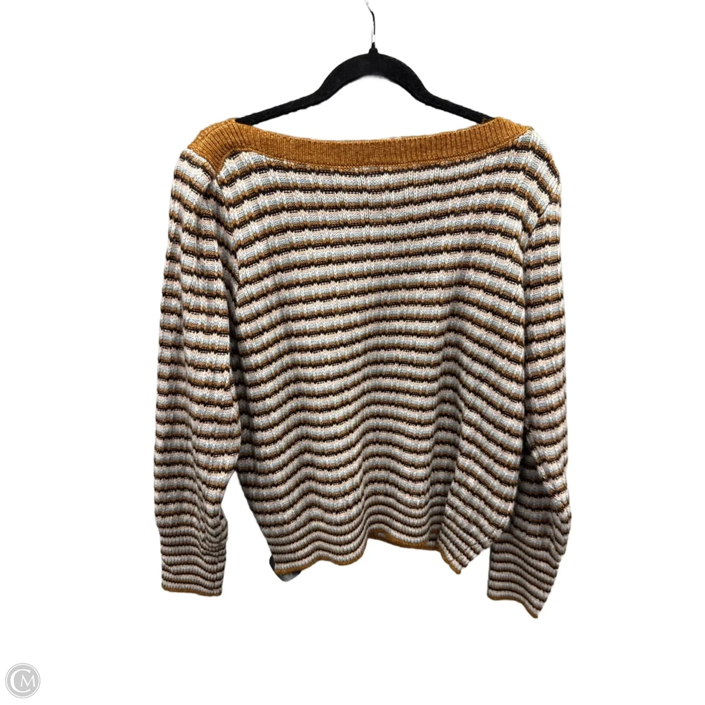 Sweater By Nine West Apparel In Striped Pattern, Size: Xl