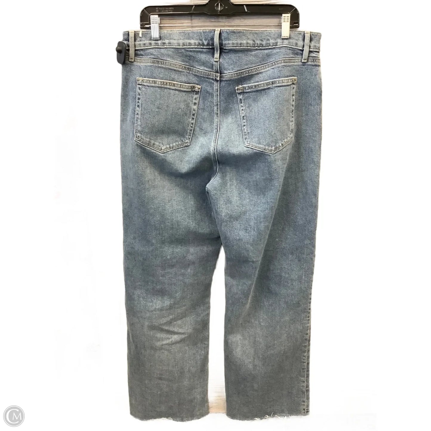 Jeans Wide Leg By Loft In Blue Denim, Size: 14