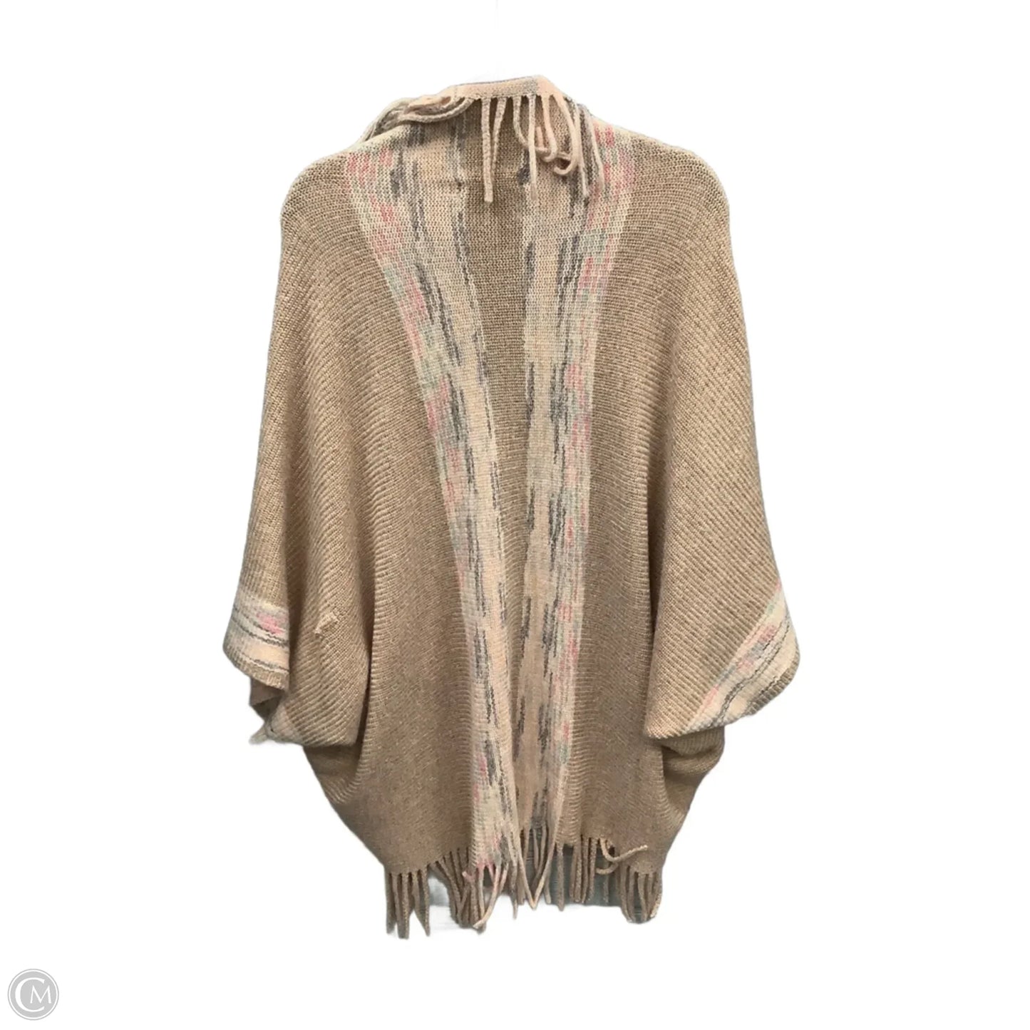 Shawl By Clothes Mentor In Peach, Size: Osfm