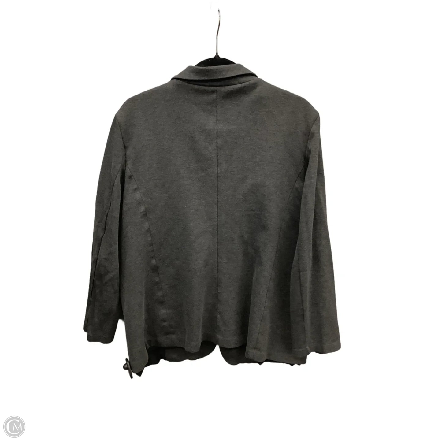 Blazer By Clothes Mentor In Grey, Size: 3x