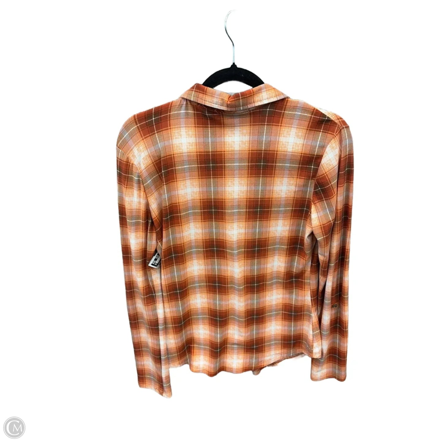 Top Long Sleeve By No Comment In Orange, Size: M