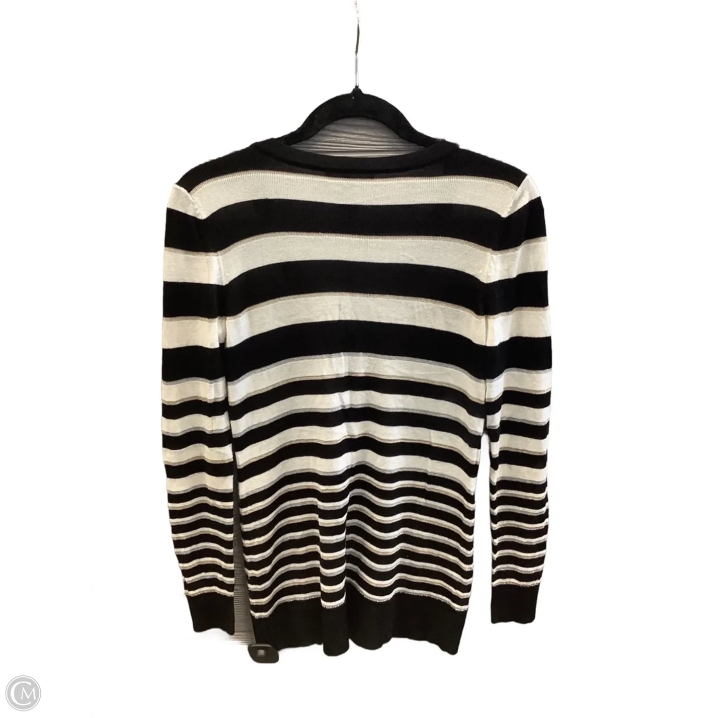 Top Long Sleeve By White House Black Market In Striped Pattern, Size: S