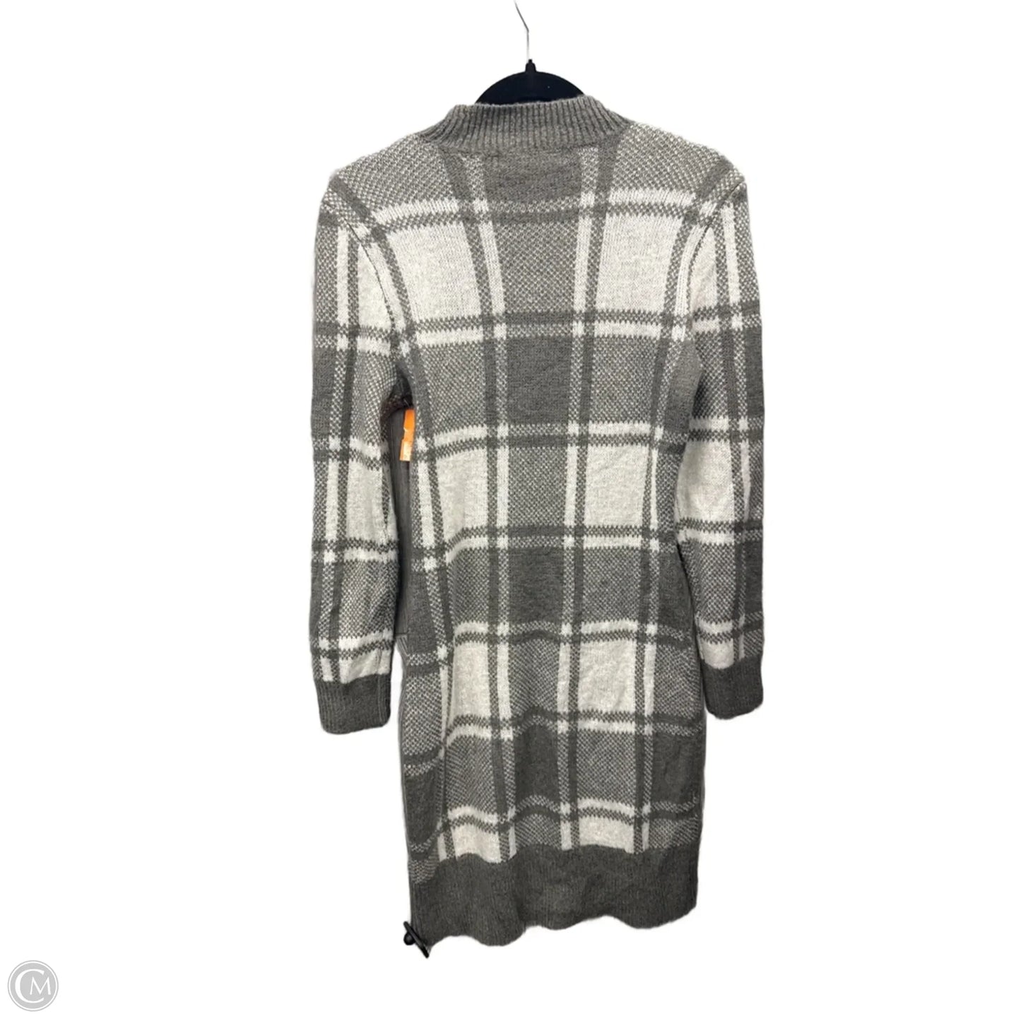 Dress Sweater By Clothes Mentor In Grey & White, Size: S