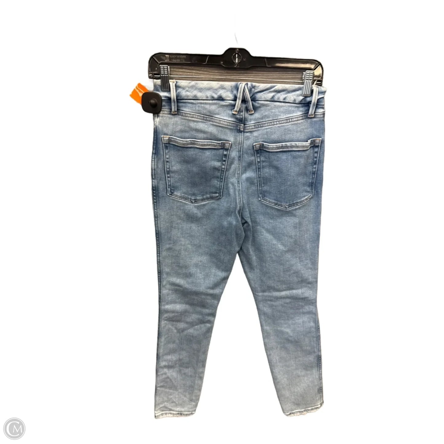 Jeans Skinny By Good American In Blue Denim, Size: 6