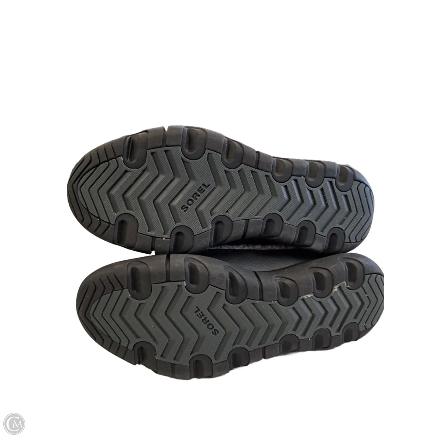 Boots Ankle Flats By Sorel In Black & White, Size: 8.5