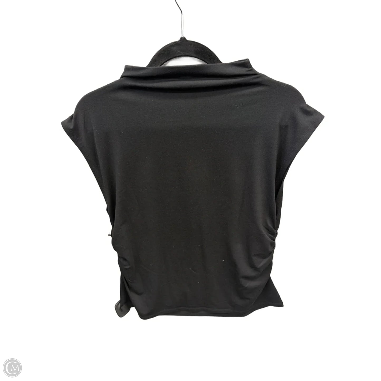 Blouse Short Sleeve By Nordstrom In Black, Size: L