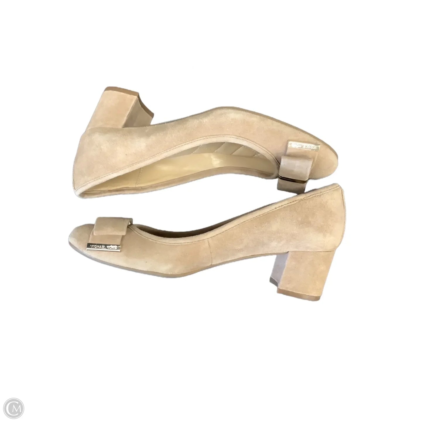 Shoes Heels Block By Michael By Michael Kors In Tan, Size: 6