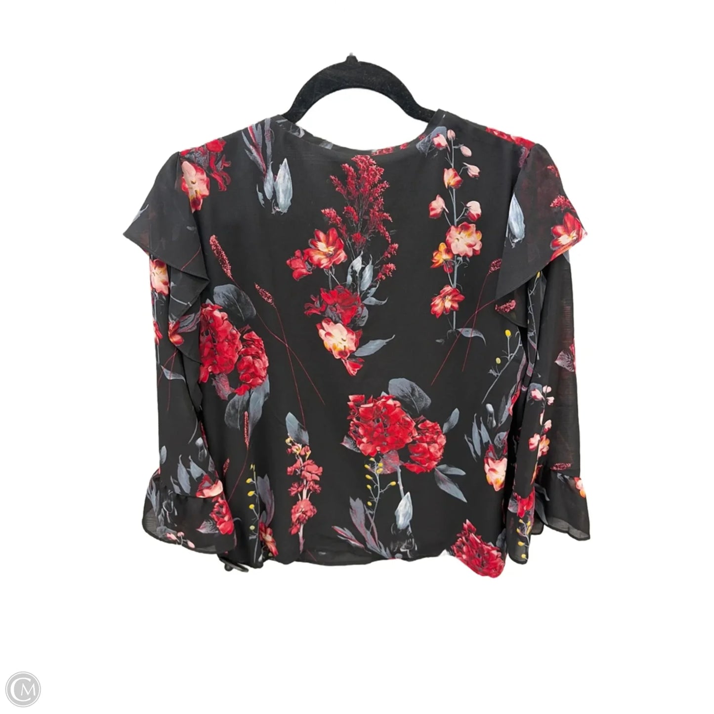 Top Long Sleeve By A New Day In Black, Size: M