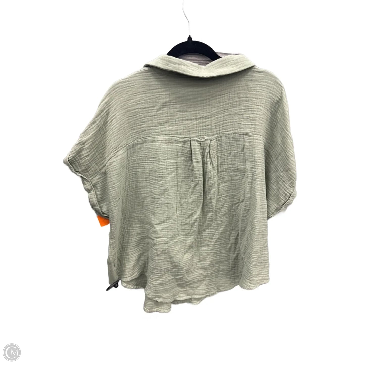 Top Short Sleeve By Shein In Green, Size: 2x