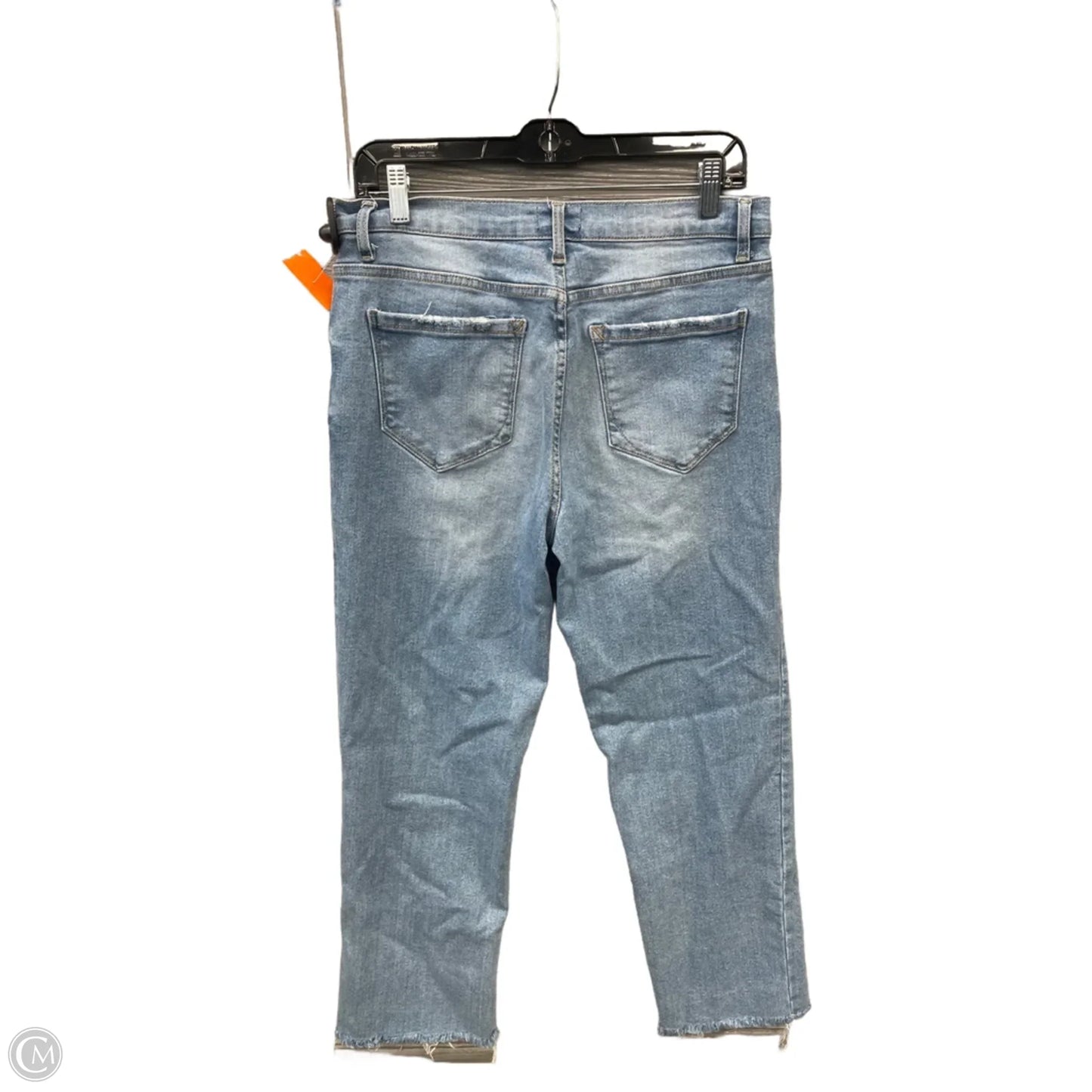 Jeans Cropped By Kensie In Blue Denim, Size: 10