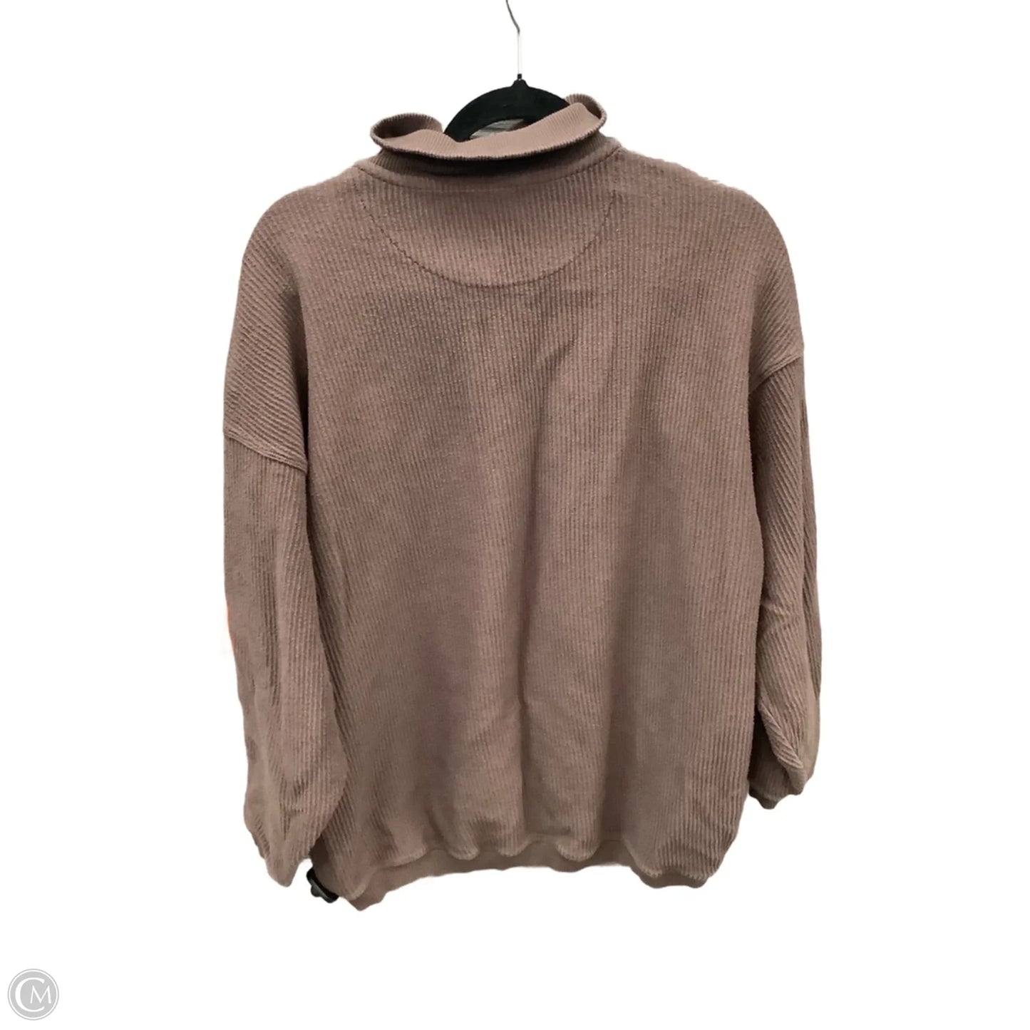 Top Long Sleeve By Aerie In Brown, Size: S