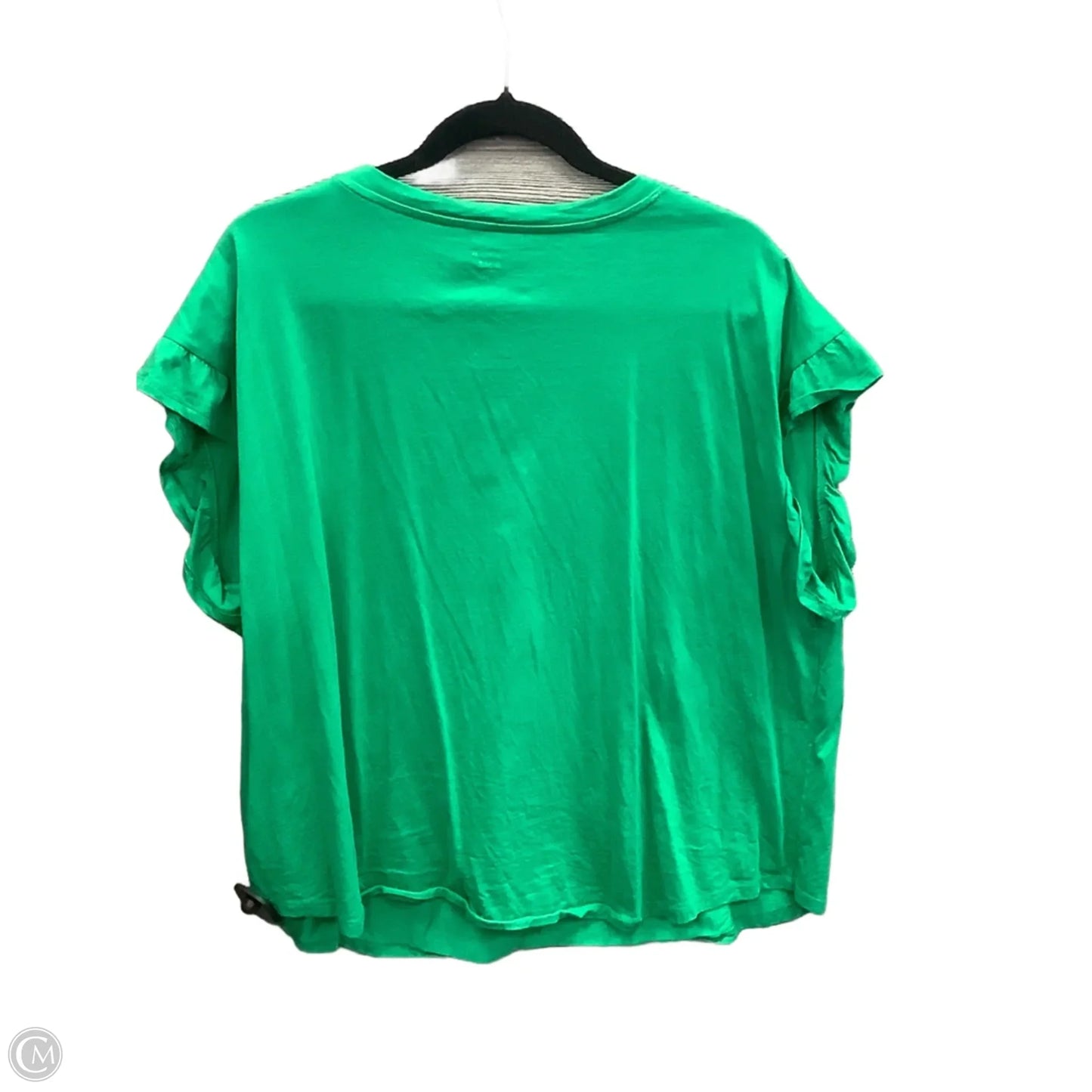 Top Short Sleeve Basic By Crown And Ivy In Green, Size: 2x