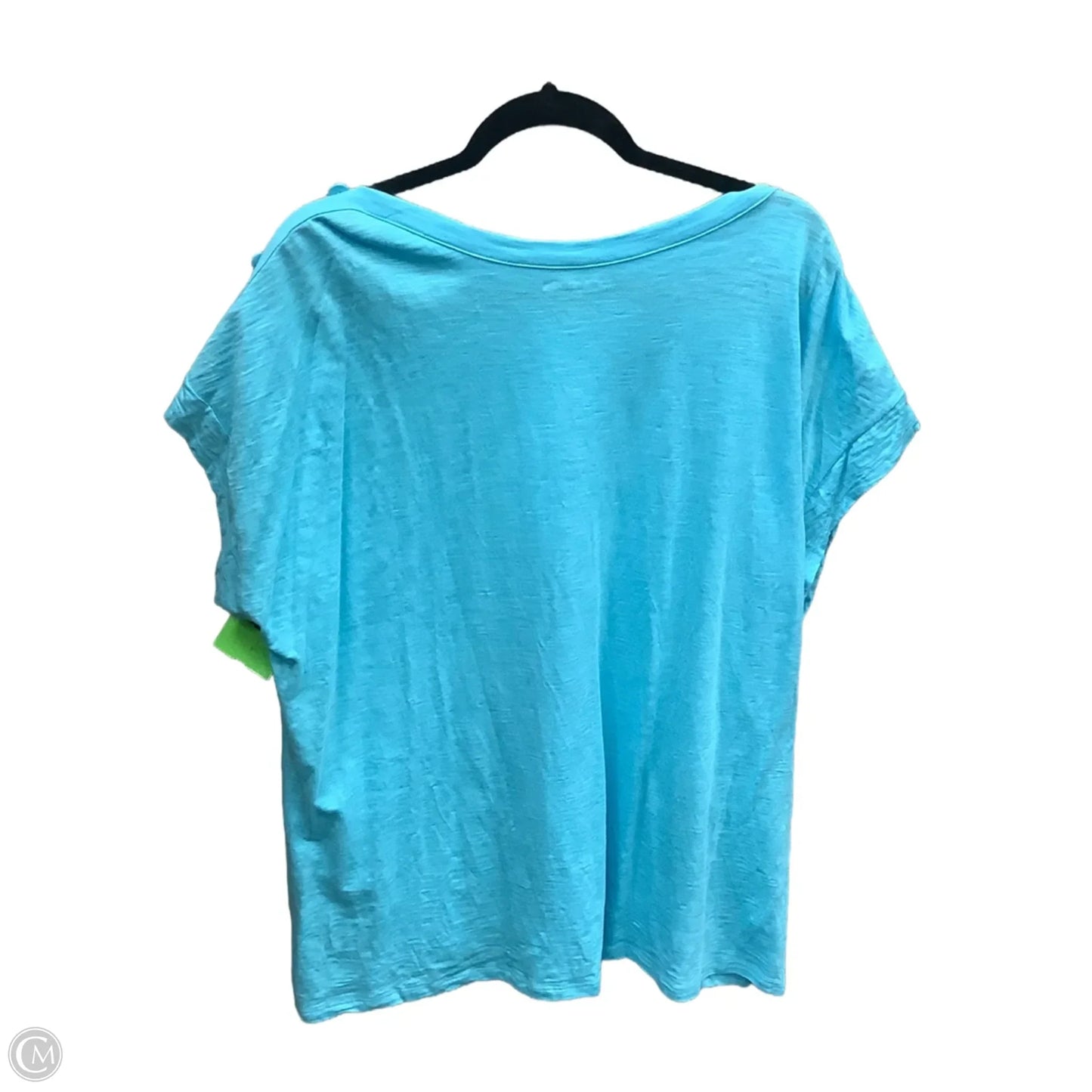 Top Short Sleeve By Clothes Mentor In Blue, Size: 3x