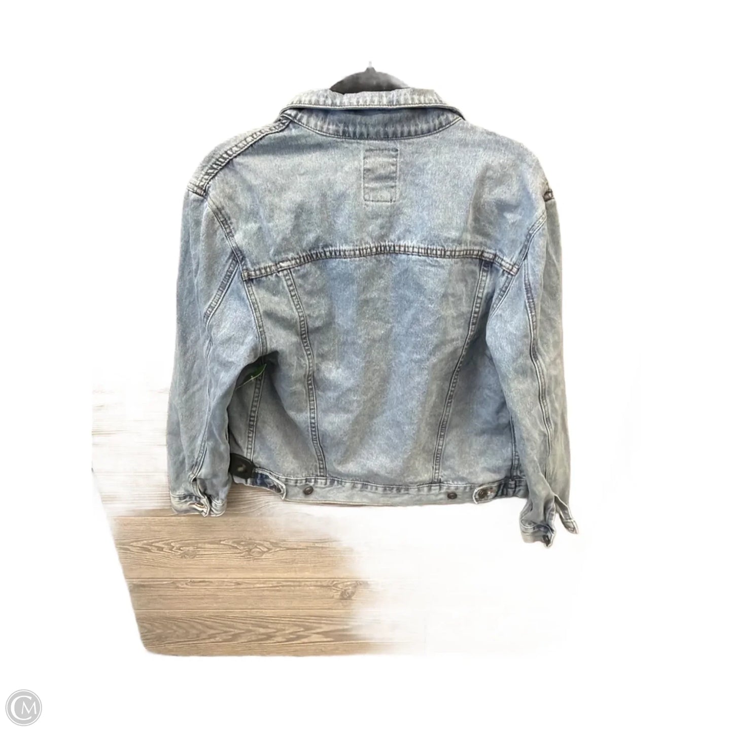 Jacket Denim By Clothes Mentor In Blue Denim, Size: M