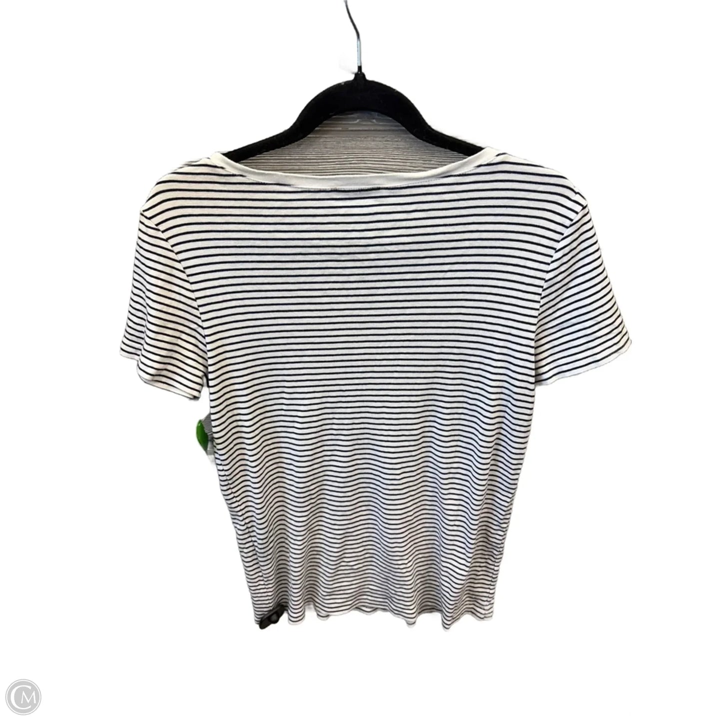 Top Short Sleeve By Ralph Lauren Blue Label In Striped Pattern, Size: Xl