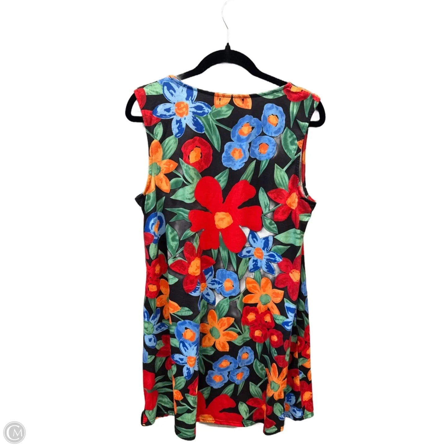 Dress Casual Midi By Clothes Mentor In Floral Print, Size: Xl