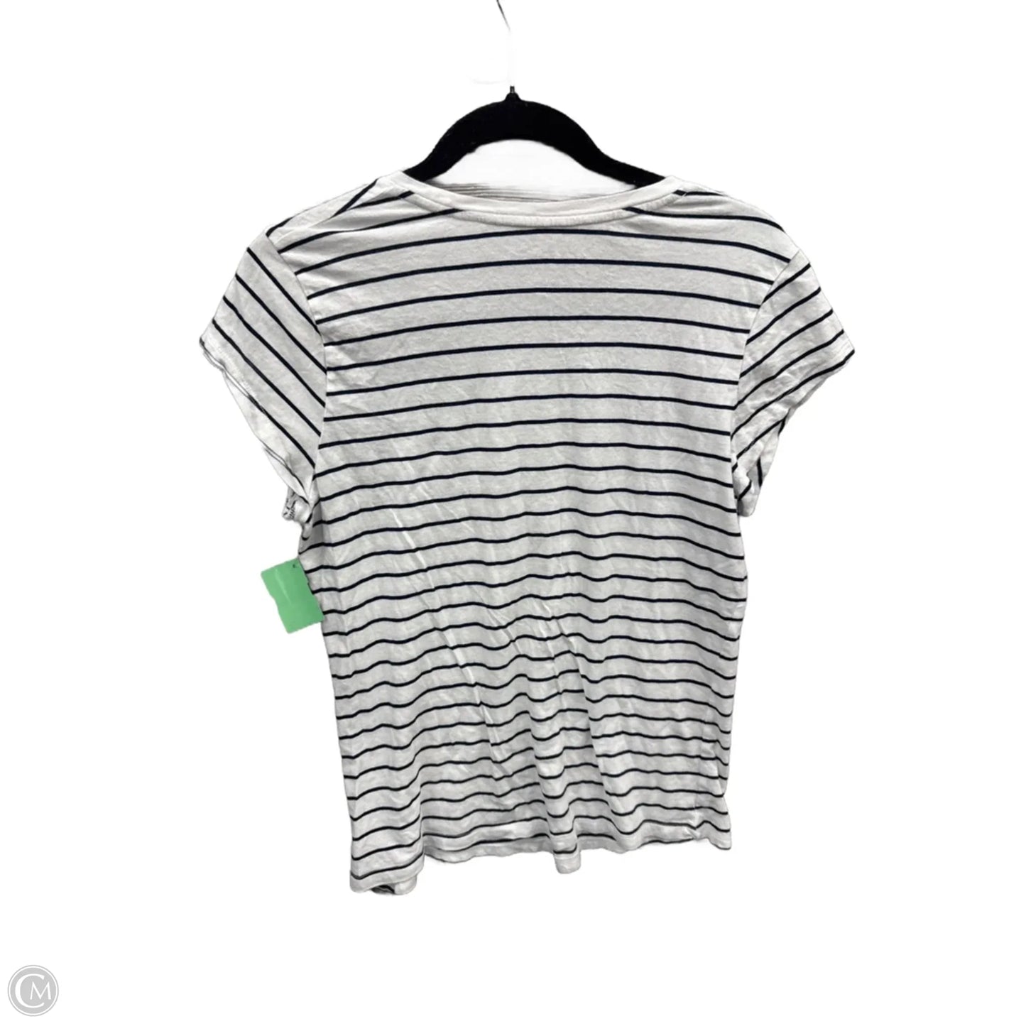 Top Short Sleeve By Universal Thread In Striped Pattern, Size: Xl