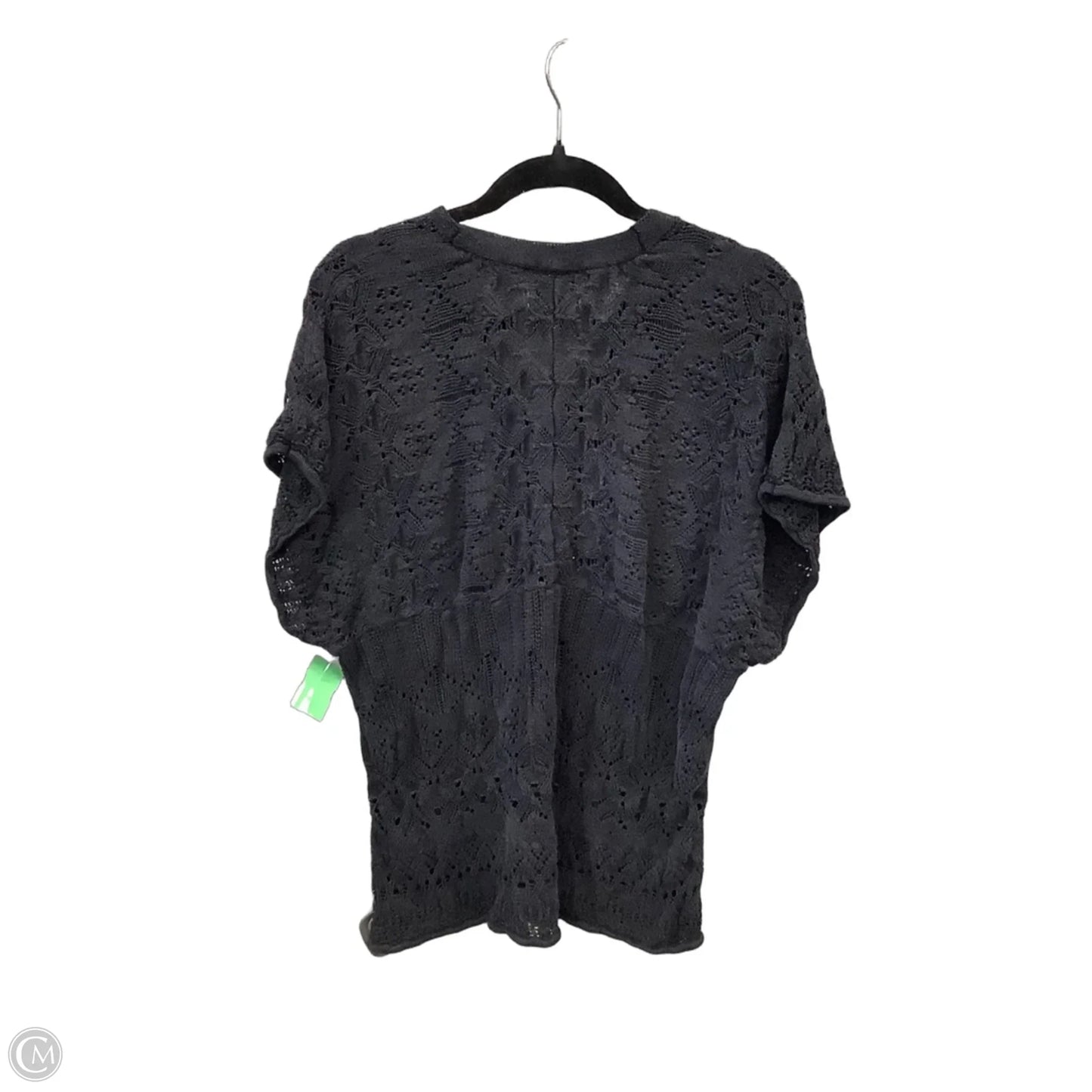 Top Short Sleeve By Lane Bryant In Black, Size: 1x
