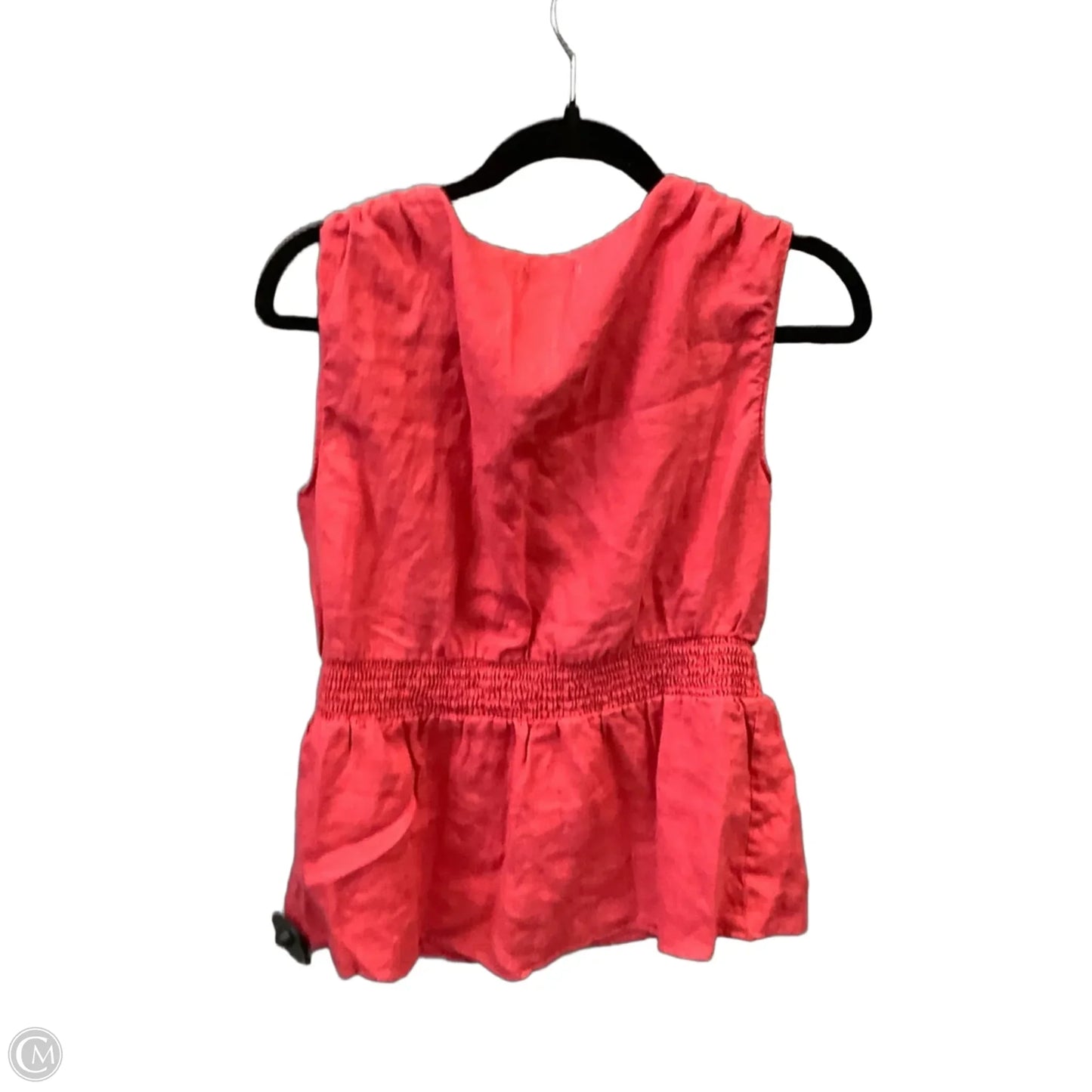 Top Sleeveless By Banana Republic In Red, Size: M