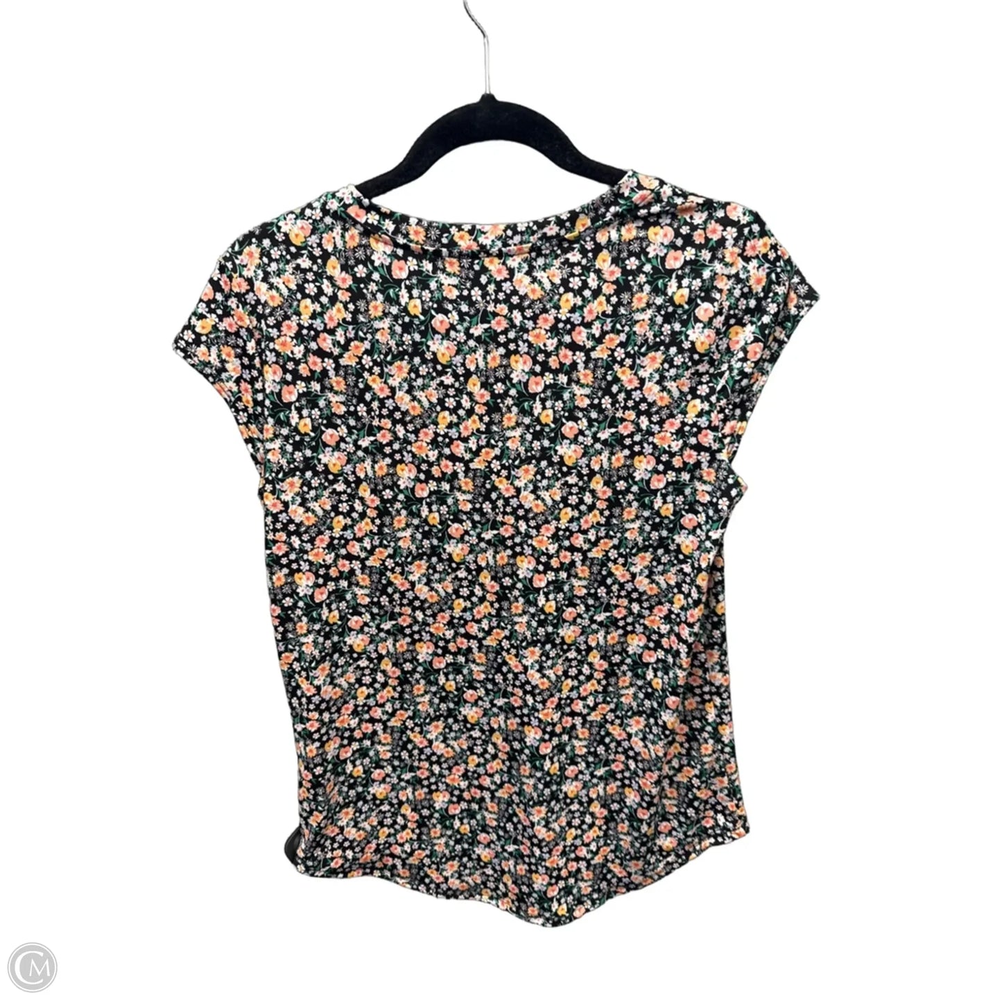 Top Short Sleeve By Blue Sol In Floral Print, Size: M