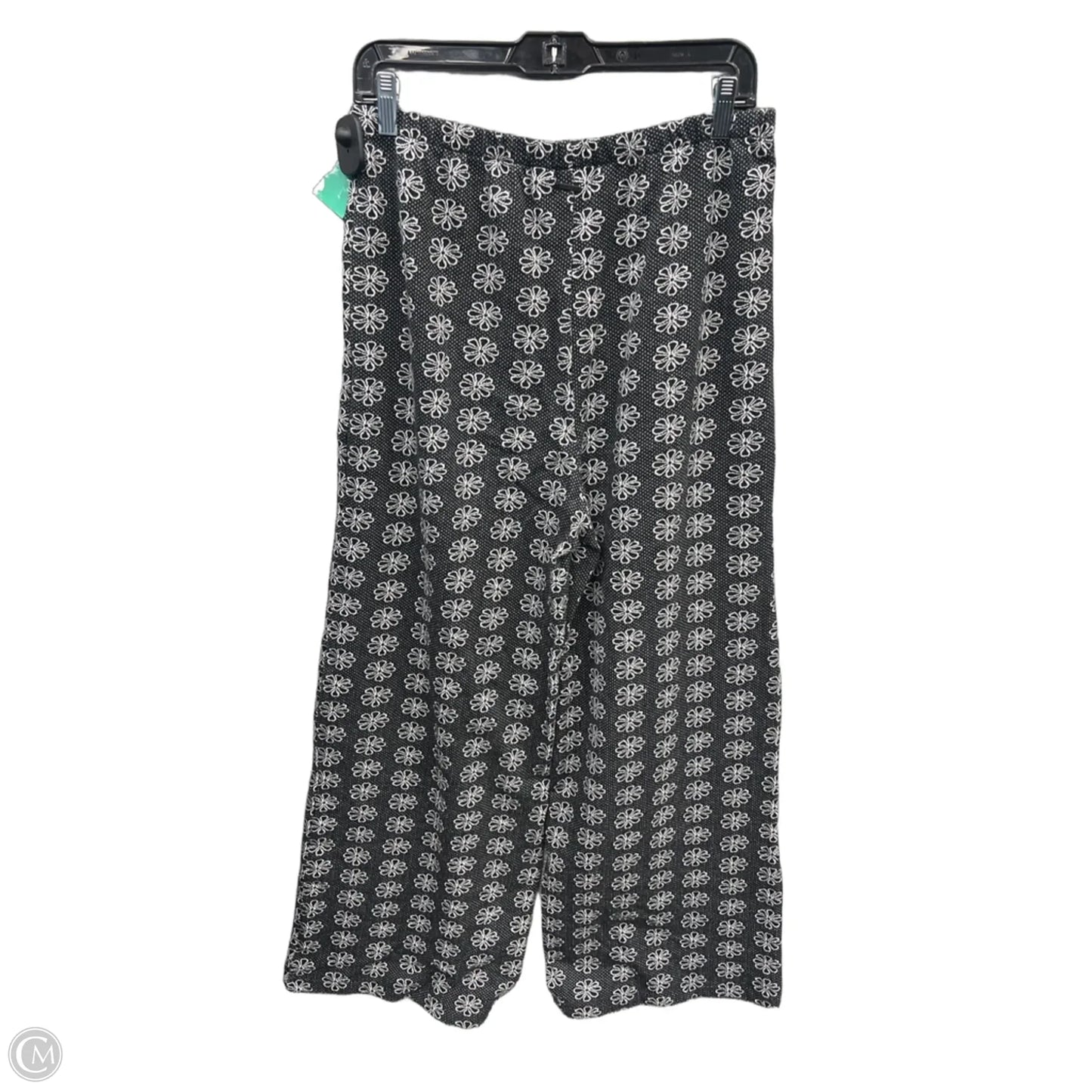 Pants Wide Leg By Volcom In Black & White, Size: 8
