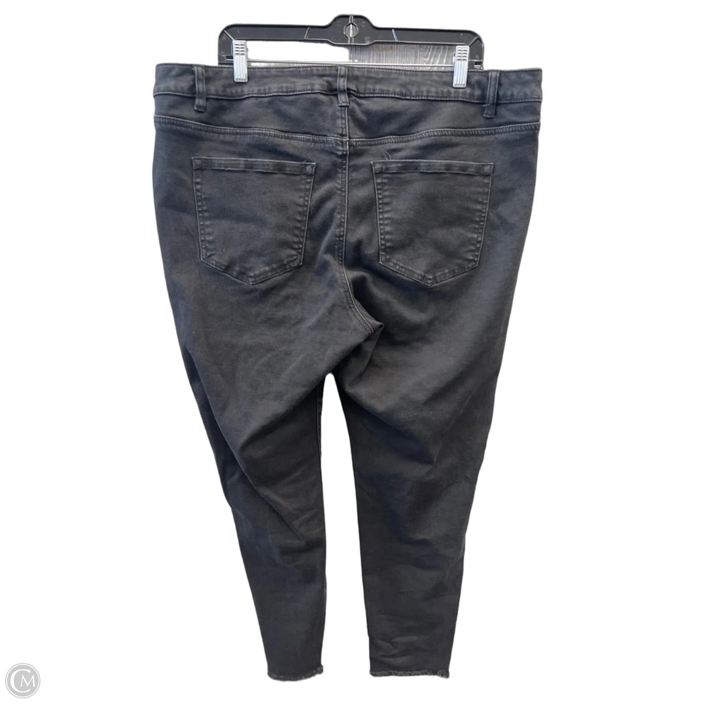 Jeans Skinny By Lane Bryant In Black Denim, Size: 20