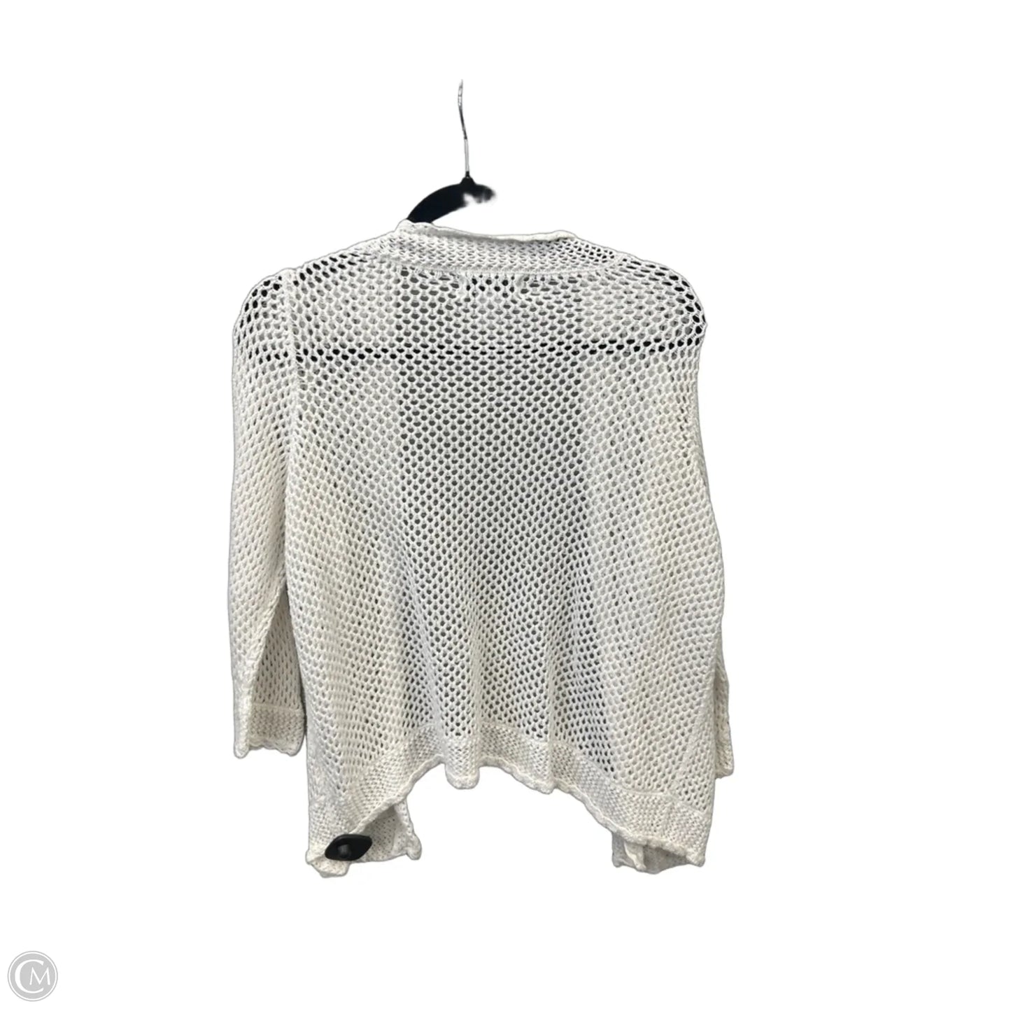 Cardigan By Sag Harbor In White, Size: 1x