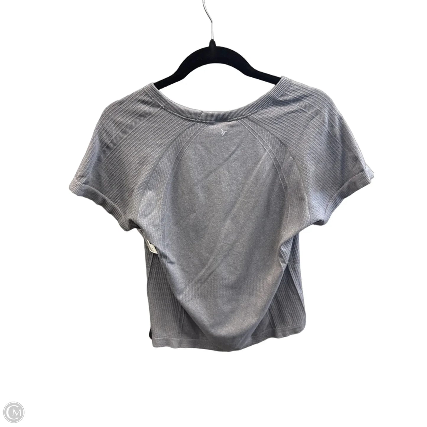 Athletic Top Short Sleeve By Old Navy In Grey, Size: Xl