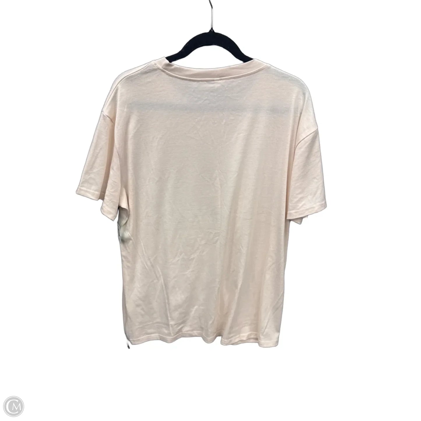 Top Short Sleeve By Clothes Mentor In Tan, Size: 2x