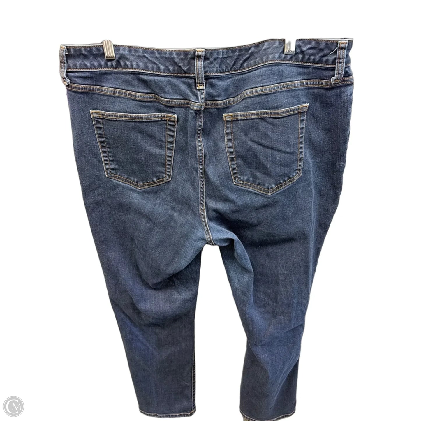 Jeans Straight By St Johns Bay In Blue Denim, Size: 18