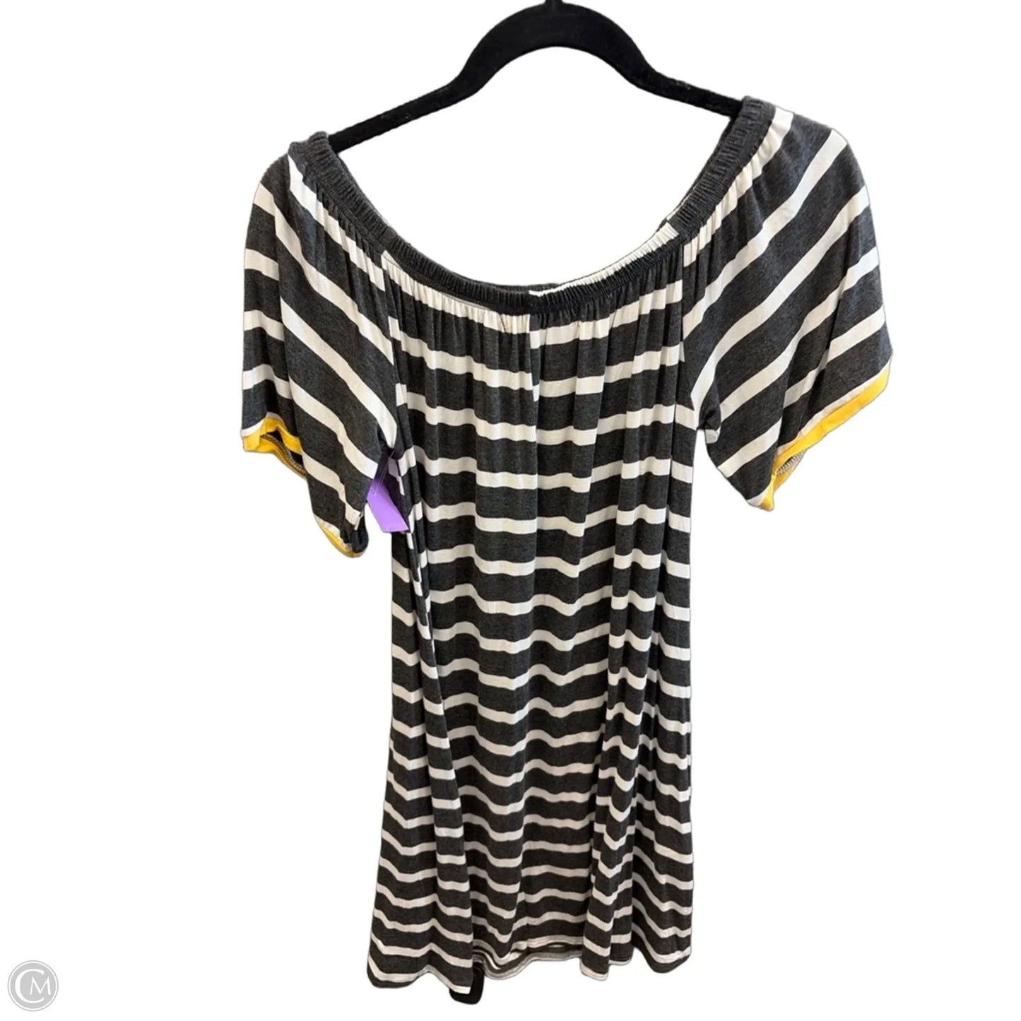 Dress Casual Midi By Clothes Mentor In Striped Pattern, Size: M
