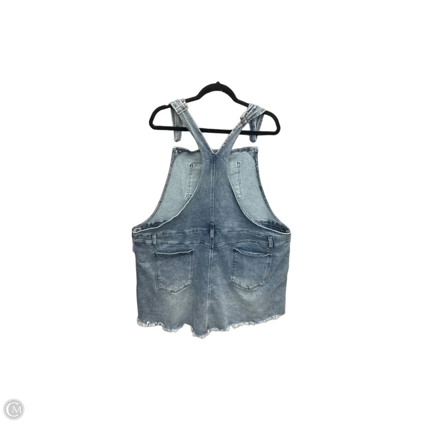 Shortalls By Blakeley In Blue Denim, Size: 3x