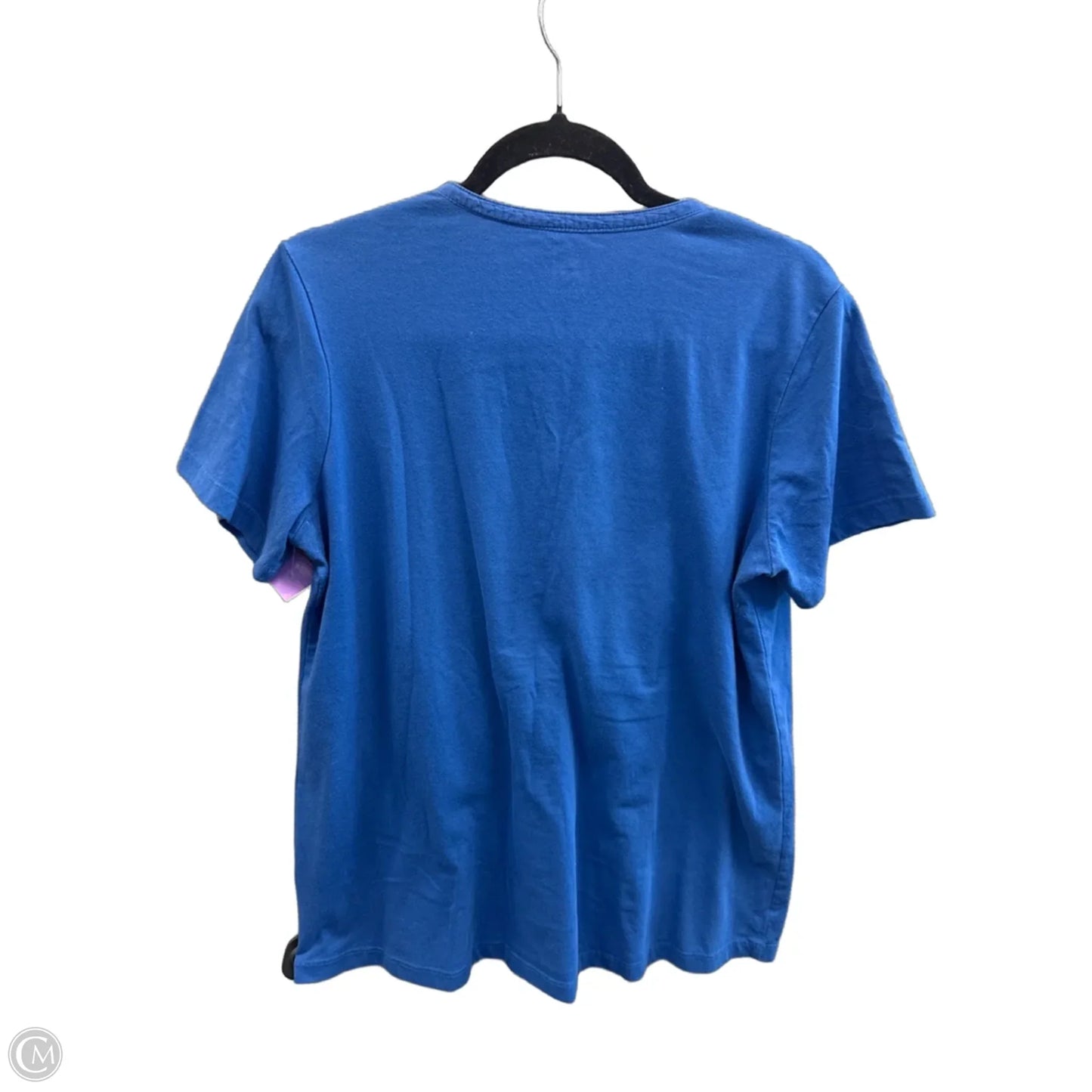 Top Short Sleeve By Clothes Mentor In Blue, Size: L