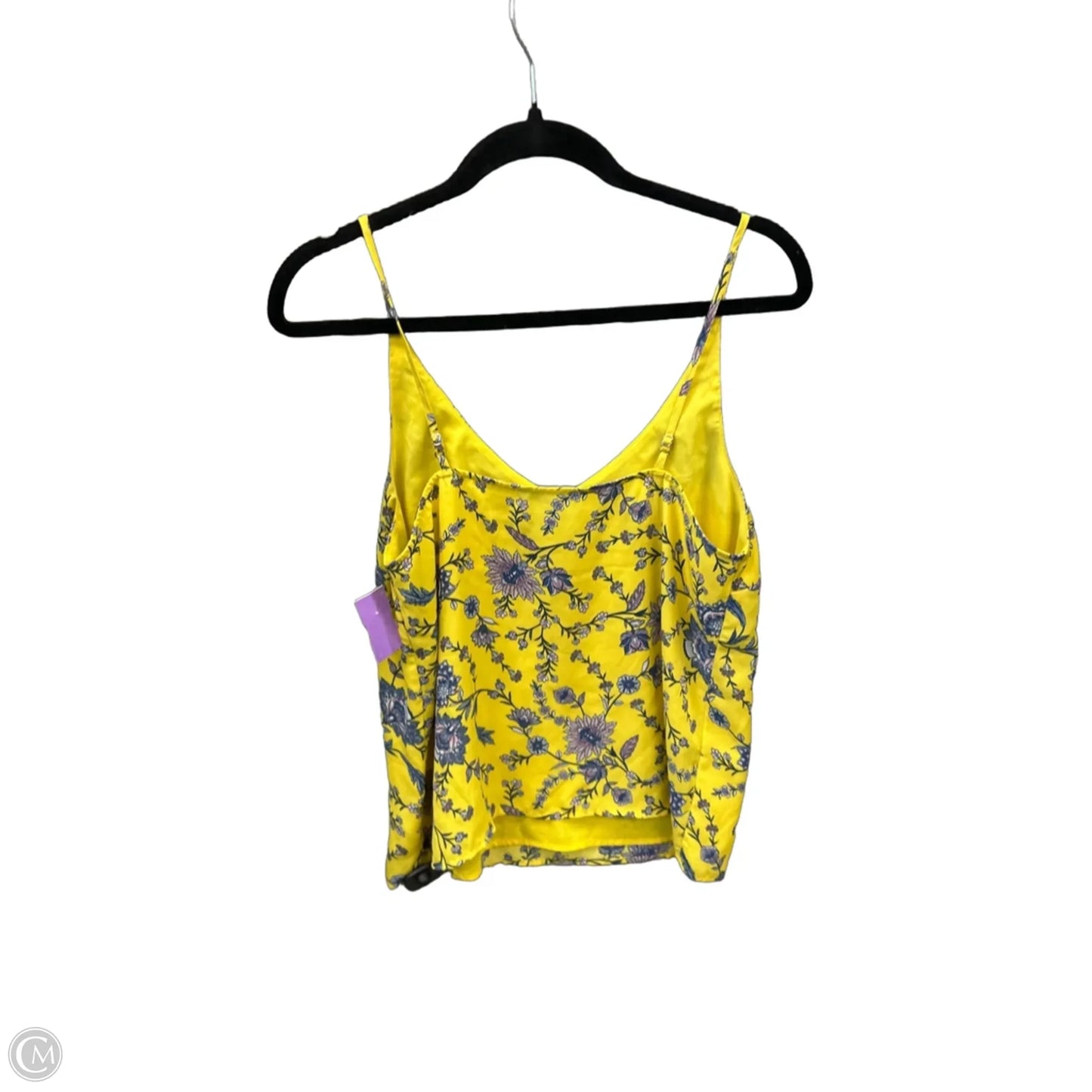 Top Sleeveless By Banana Republic In Yellow, Size: S