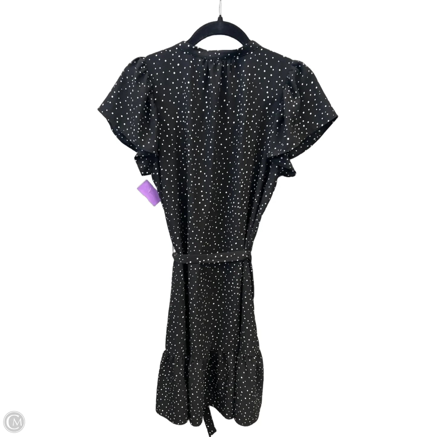 Dress Casual Midi By Ann Taylor In Polkadot Pattern, Size: M
