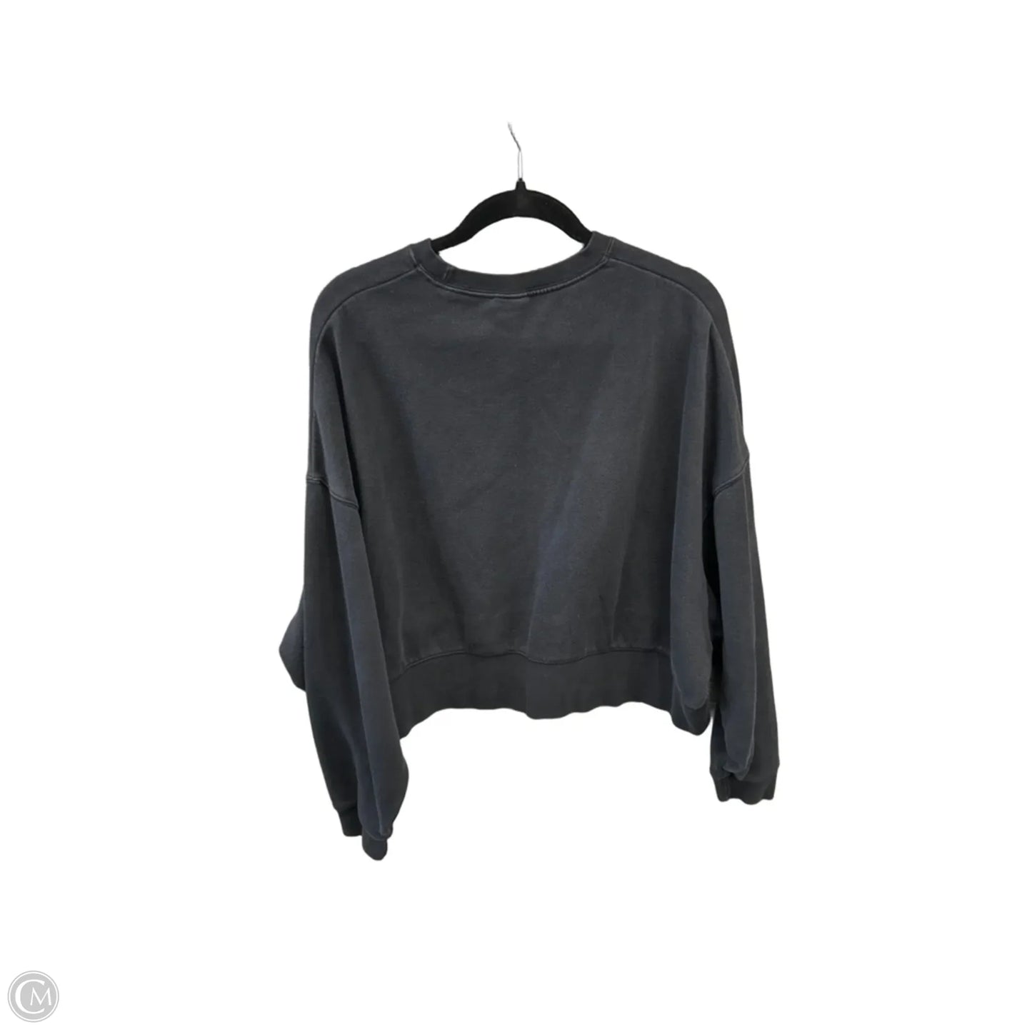 Athletic Sweatshirt Crewneck By Nike Apparel In Black, Size: M