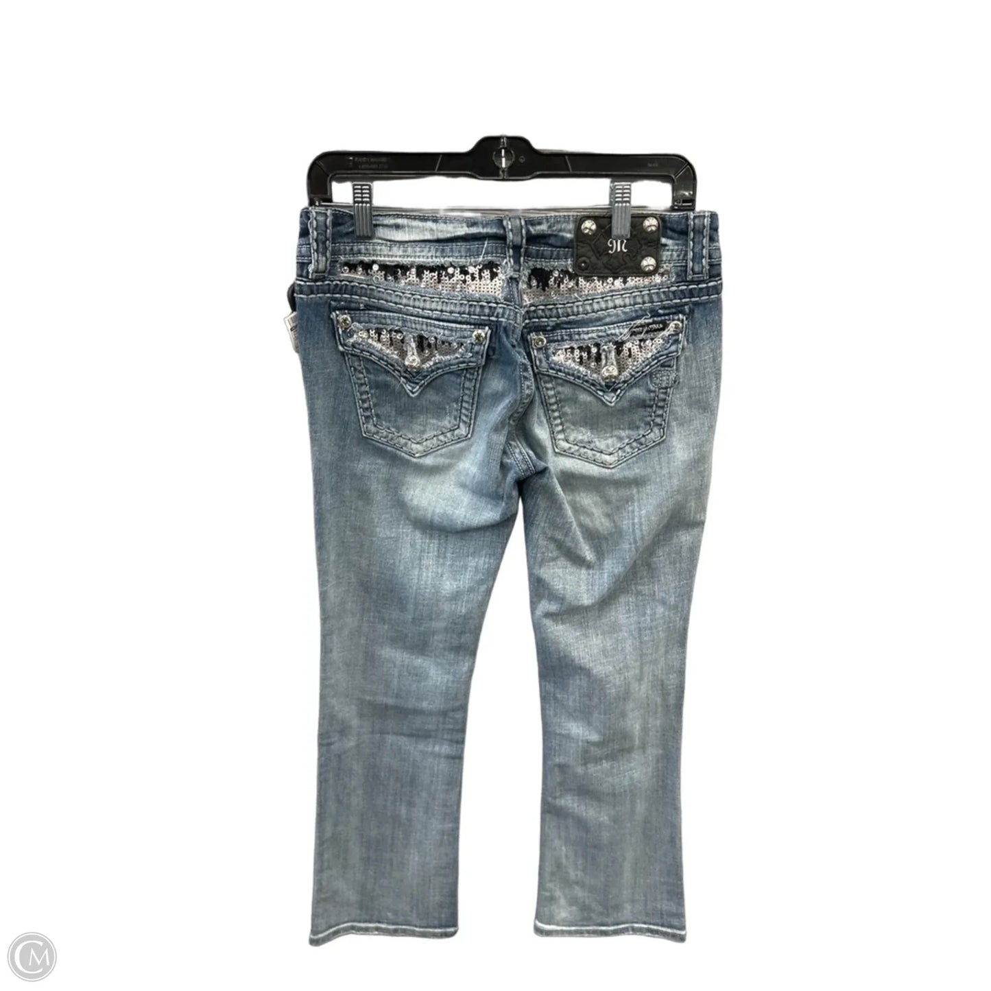 Jeans Boot Cut By Miss Me In Blue Denim, Size: 4