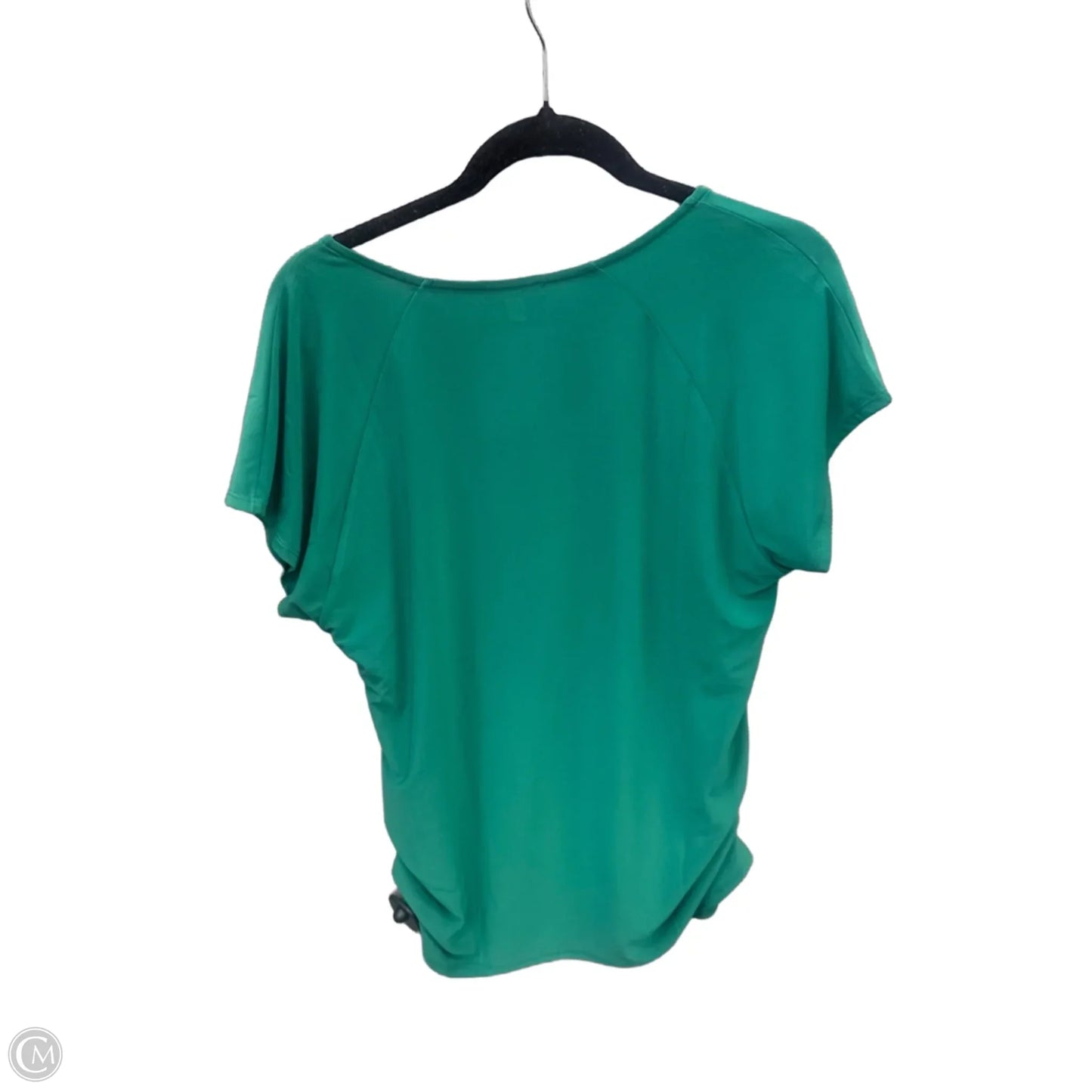Top Short Sleeve By Auw In Green, Size: L