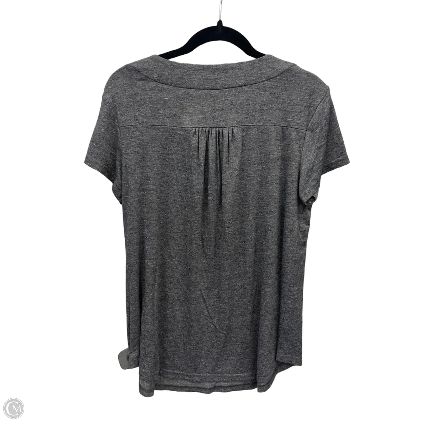 Top Short Sleeve By Clothes Mentor In Grey, Size: L