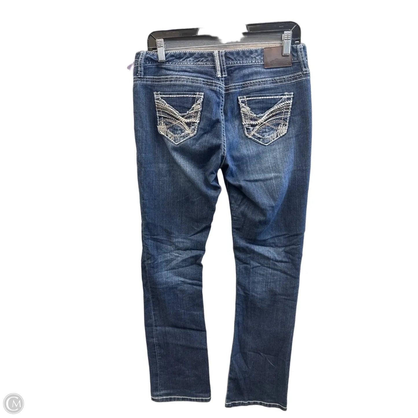 Jeans Straight By Maurices In Blue Denim, Size: 4