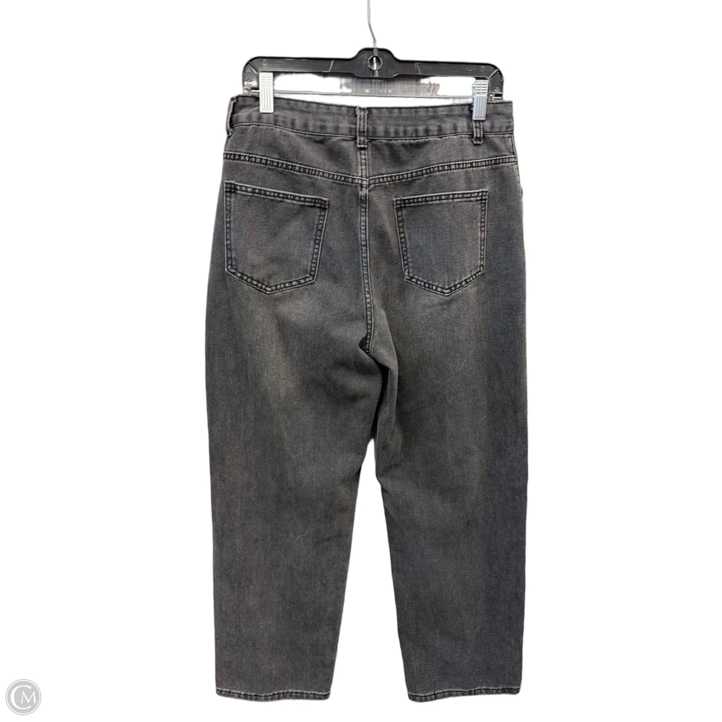 Jeans Straight By Dazy In Black Denim, Size: 12