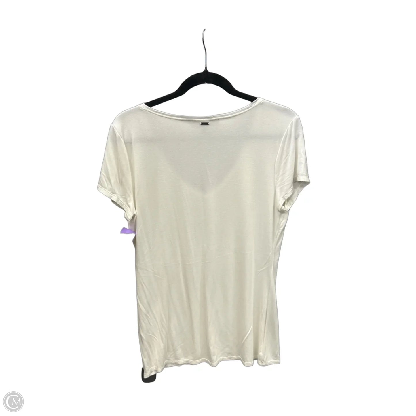 Top Short Sleeve By White House Black Market In White, Size: M