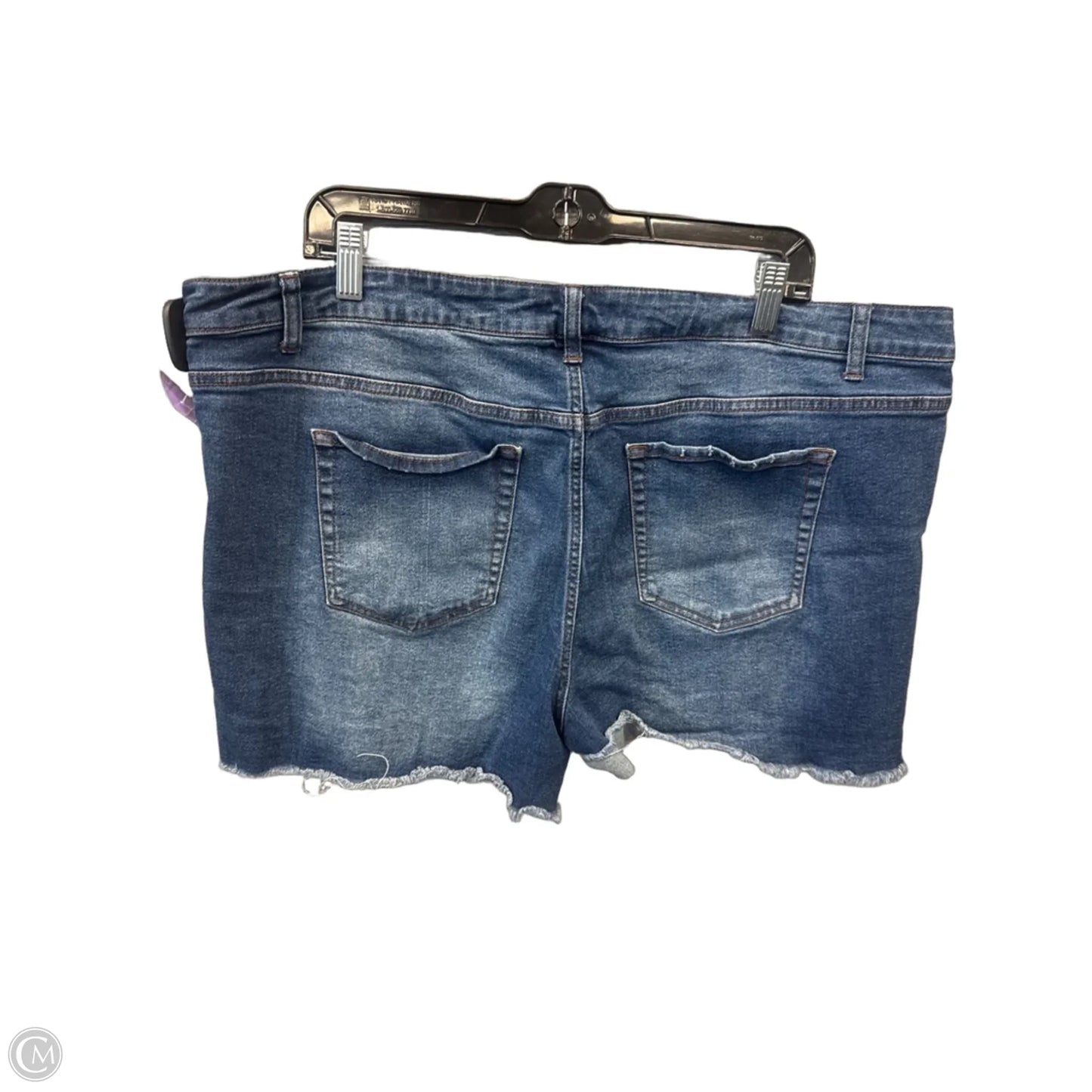 Shorts By Clothes Mentor In Blue Denim, Size: 18