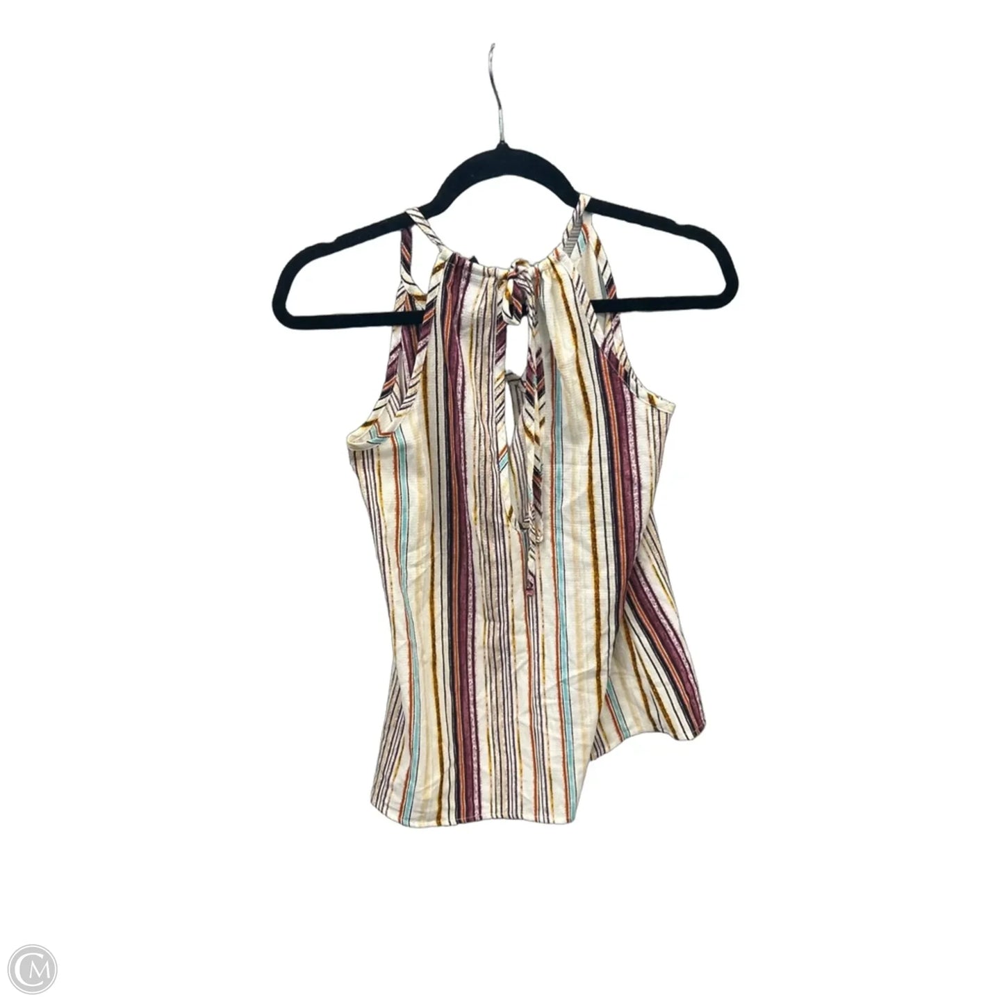 Top Sleeveless By Daytrip In Striped Pattern, Size: Xs